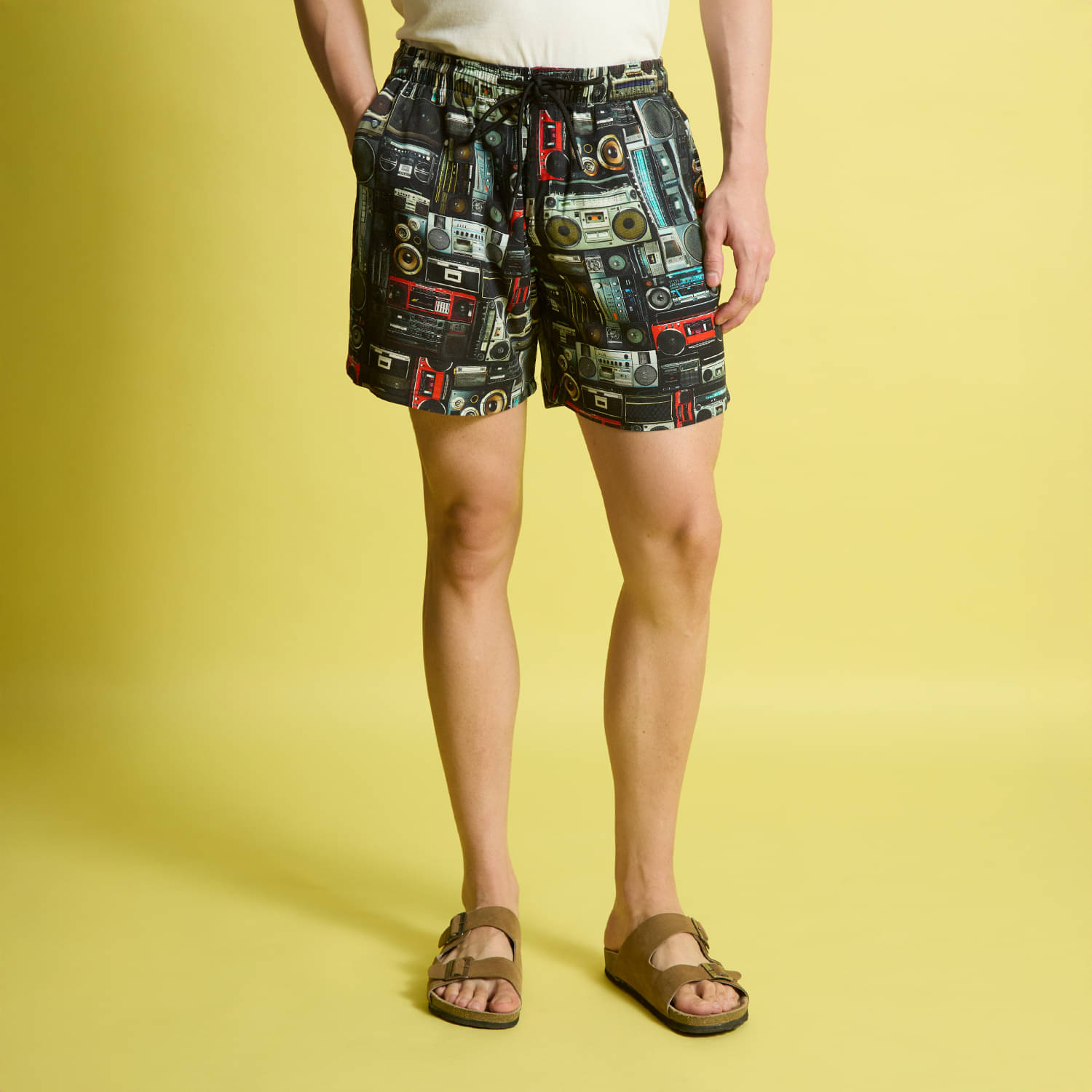 Bene Kleed Men Printed Slim Fit Shorts Bene Kleed Men Printed Slim Fit Shorts