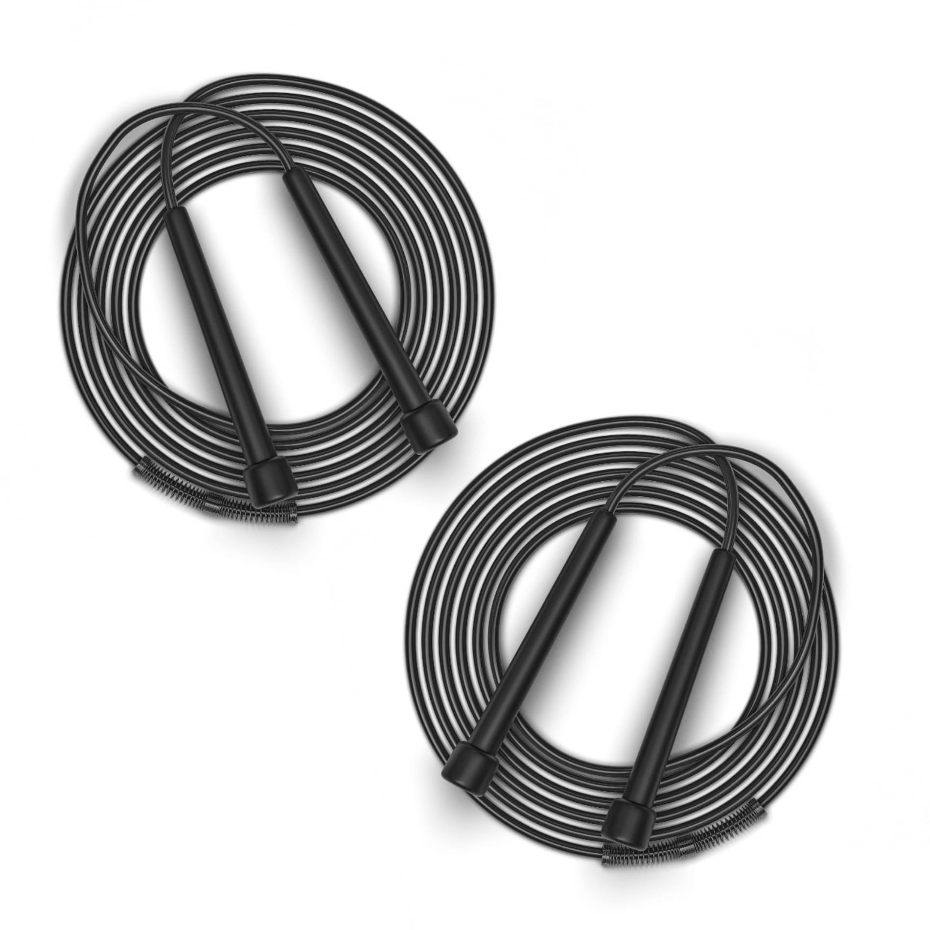     			Impetus Black Skipping Rope ( Pack of 2 )
