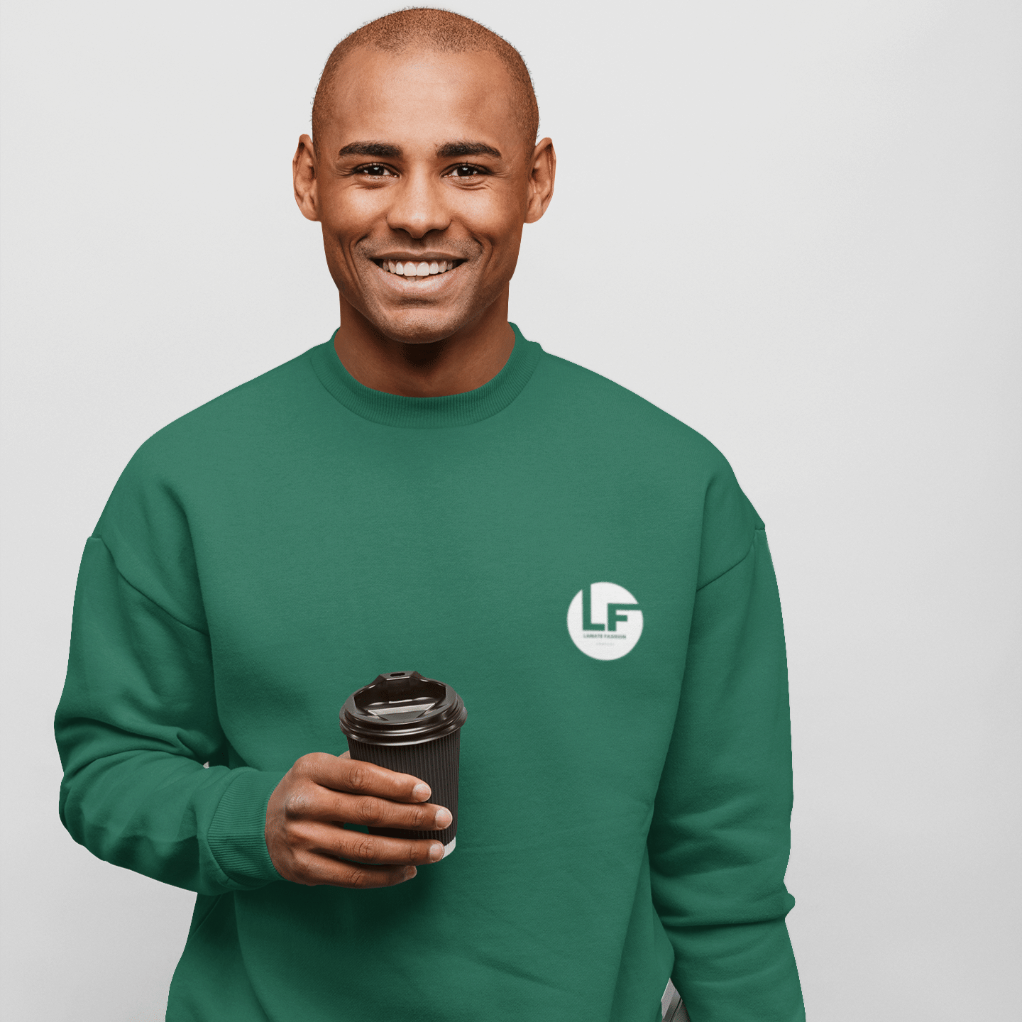 LAMATE Polyester Round Neck Men's Sweatshirt - Green ( Pack of 1 )
