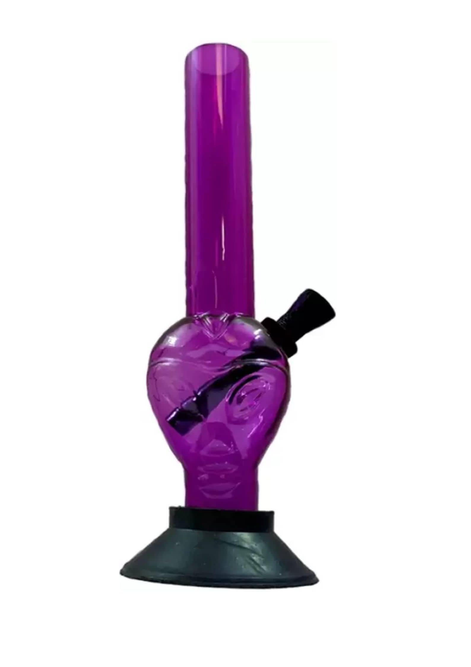 PUFF SMART Acrylic Bong 8 Inch (Waterpipe) Color - Purple