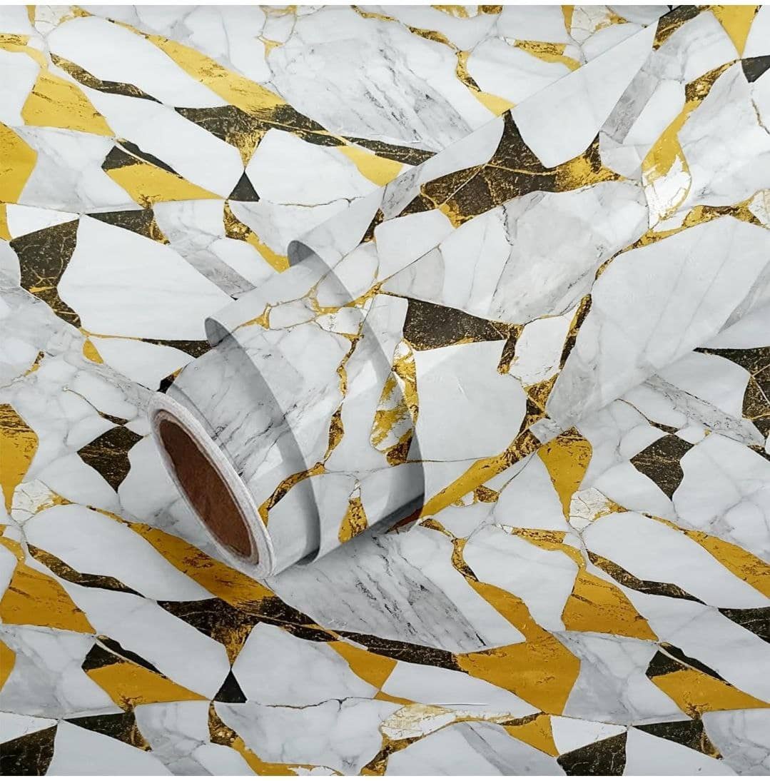 white yello triangle 3d wallpaper