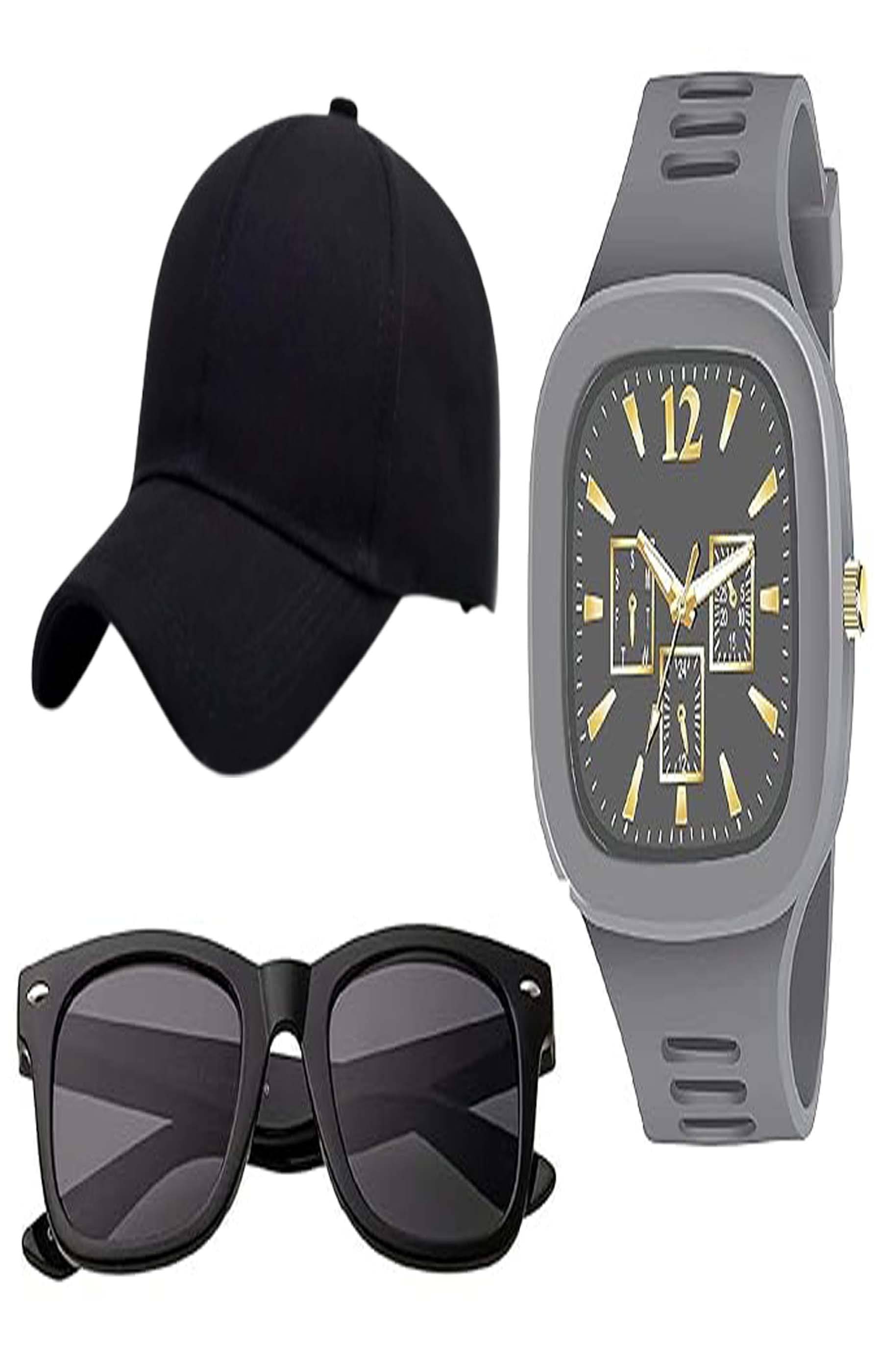 windexa Pack of 3 Polyester Men's Cap ( Multicolor ) windexa Pack of 3 Polyester Men's Cap ( Multicolor )