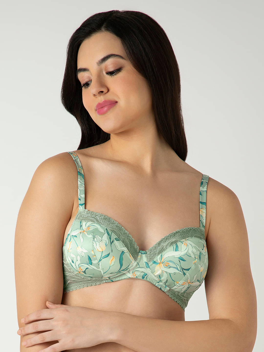     			Amante Pack of 1 Nylon Lightly Padded T-Shirt Bra For Women ( Mint Green )