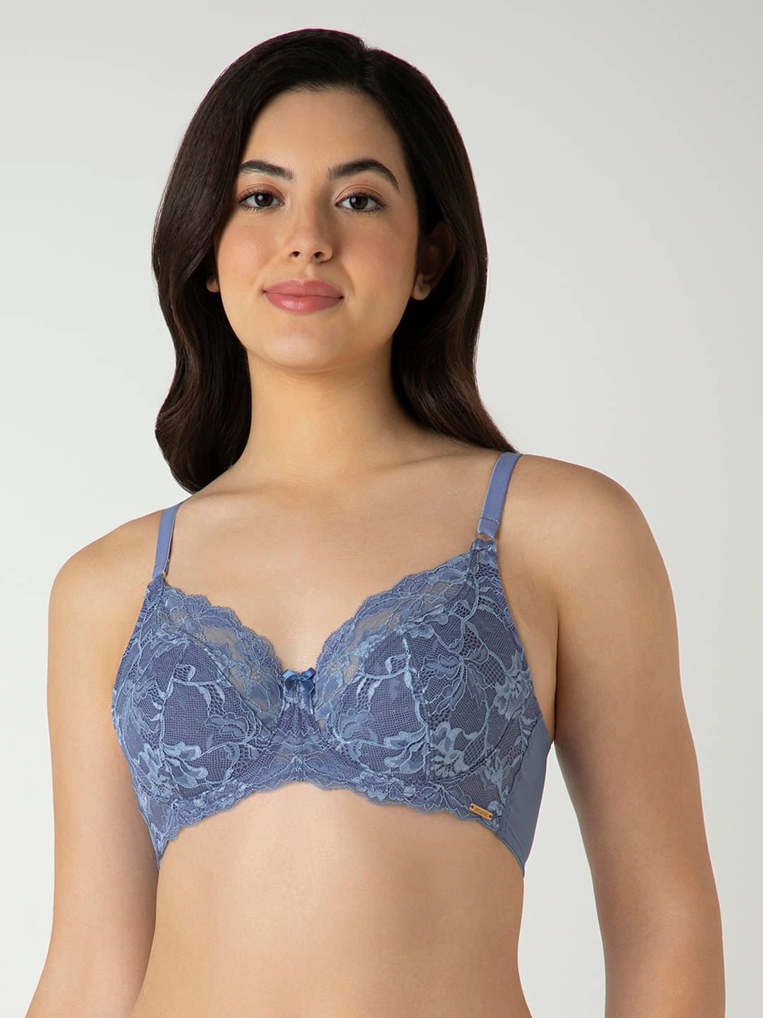 Amante Pack of 1 Nylon Non Padded Everyday Bra For Women ( Blue ) Amante Pack of 1 Nylon Non Padded Everyday Bra For Women ( Blue )