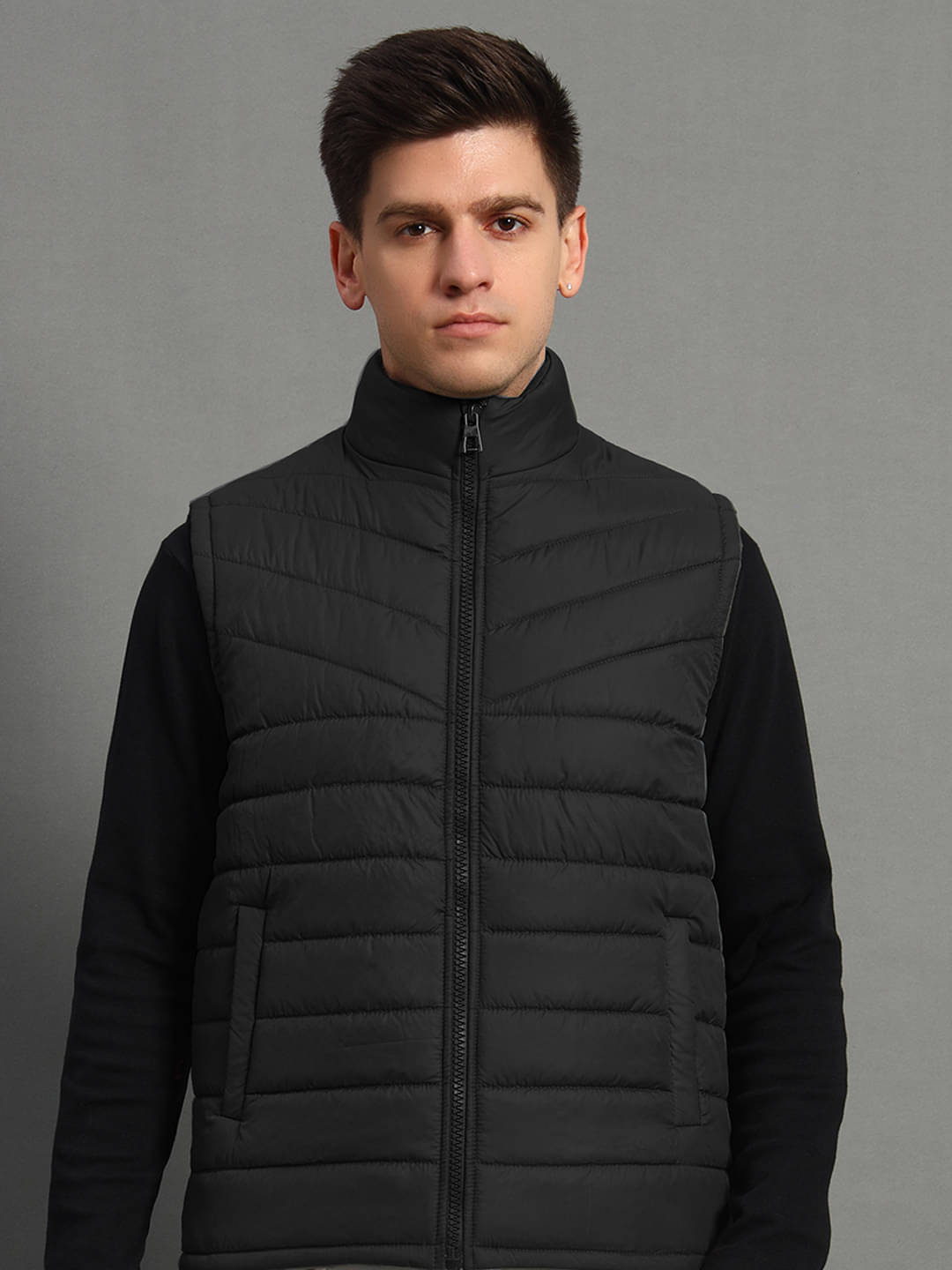     			GET GOLF Polyester Men's Puffer Jacket - Black ( Pack of 1 )