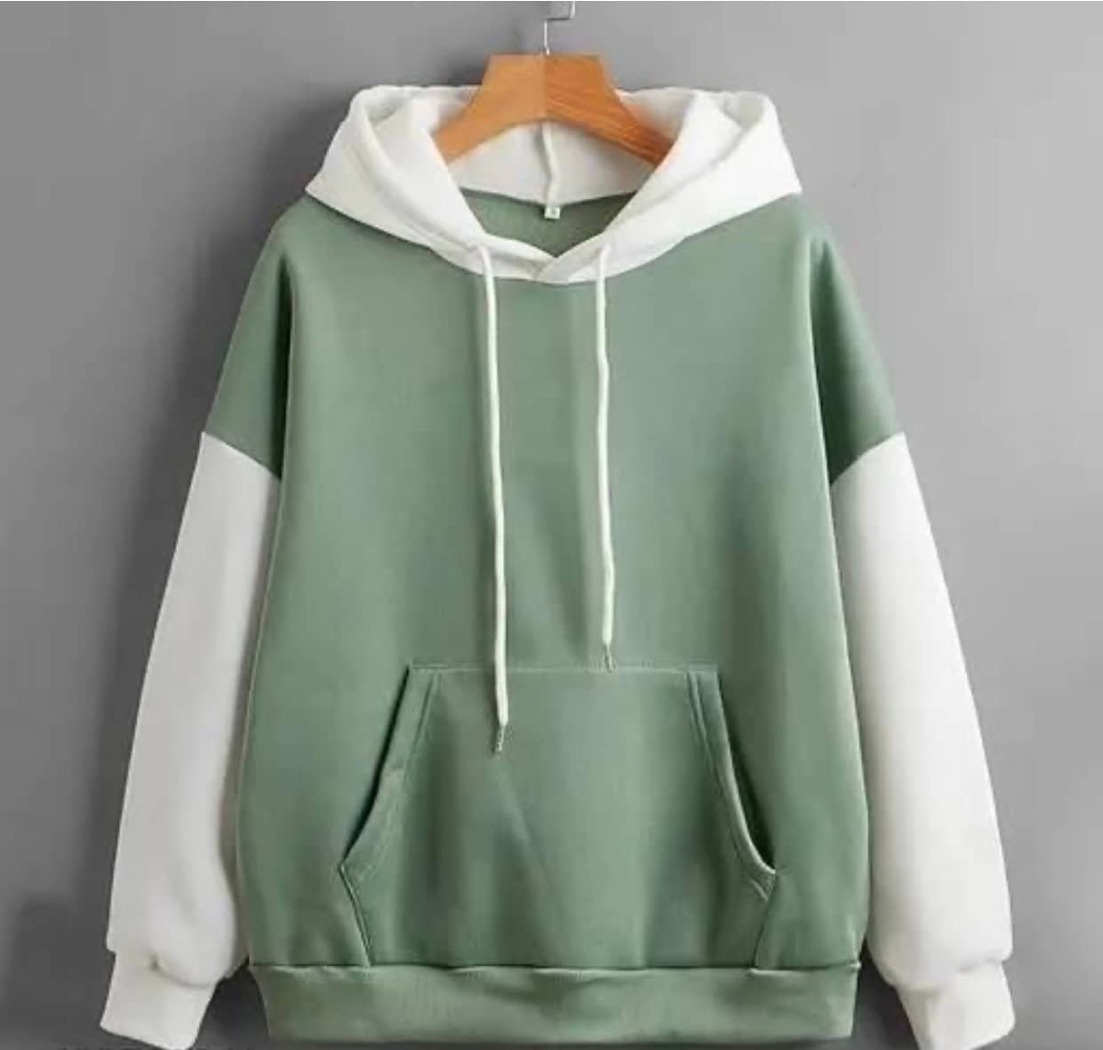 HARPITA Fleece Hooded Men's Sweatshirt - Olive ( Pack of 1 )