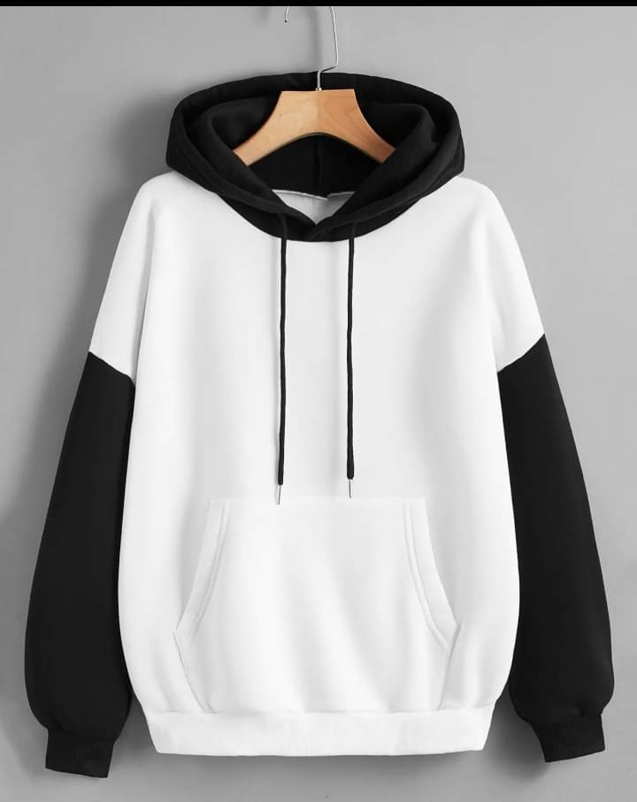    			HARPITA Fleece Hooded Men's Sweatshirt - White ( Pack of 1 )