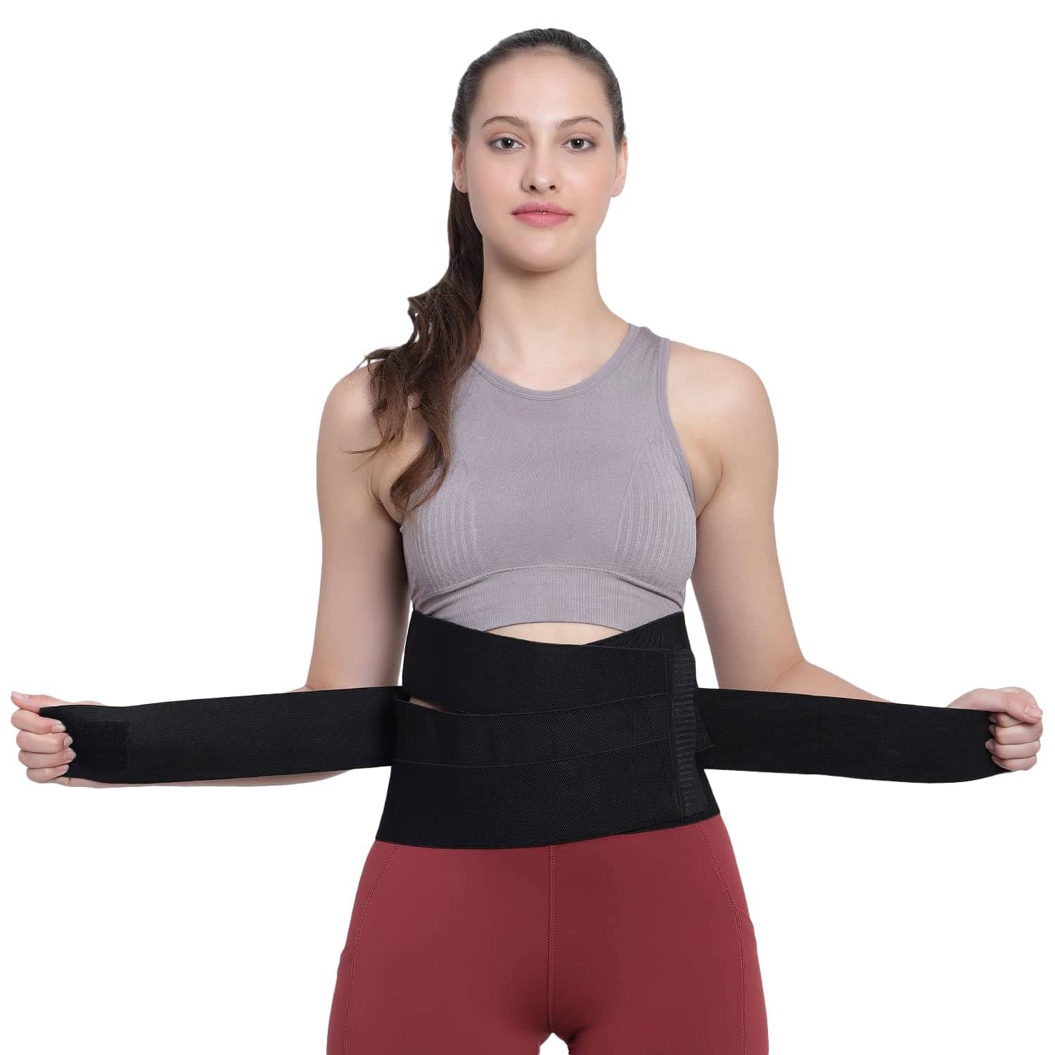     			JARVIS Back Support (Back Pain Belt) Lumbar Support Abdominal Support Free Size