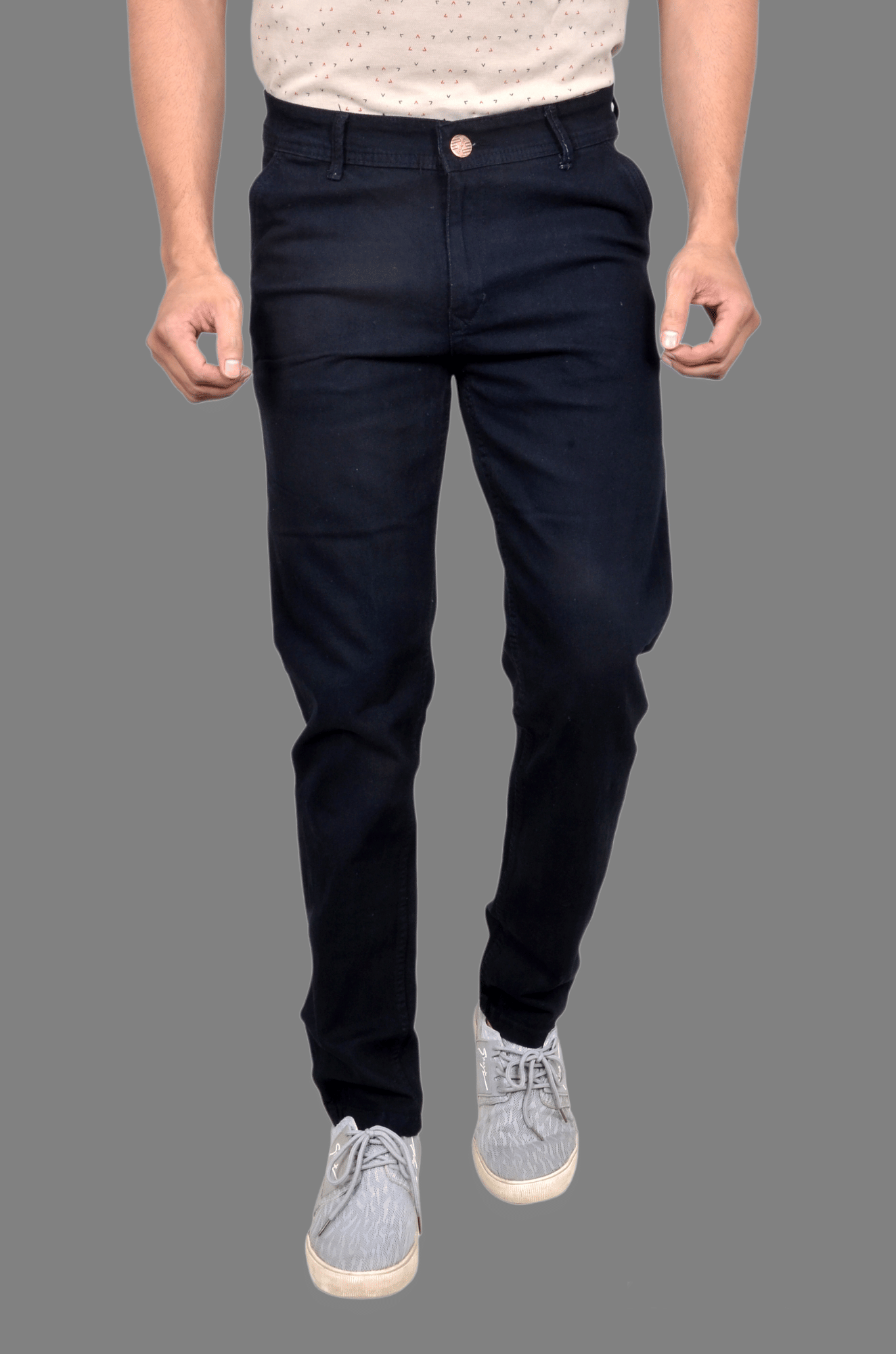 MATHAE Slim Fit Solid Men's Jeans - Black ( Pack of 1 ) - Jeans | Buy online on ZillyBuy
