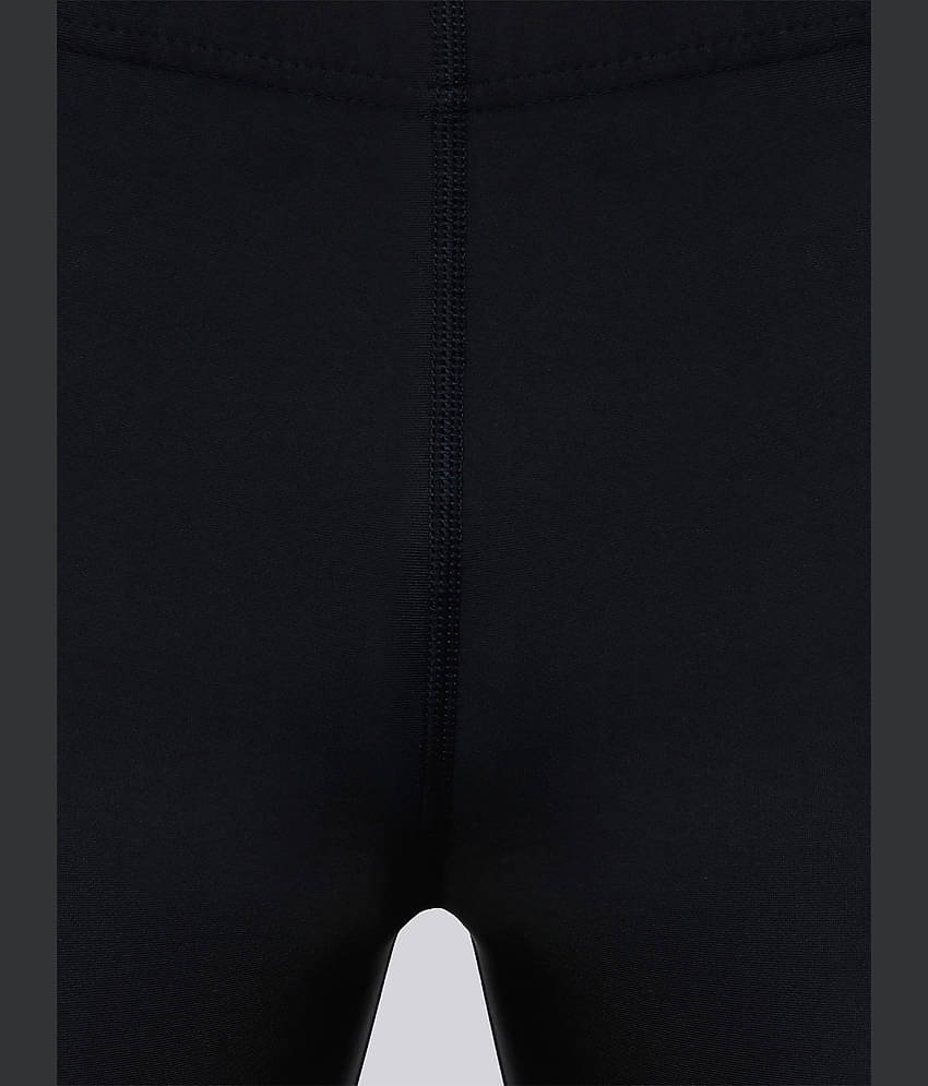 NEVER LOSE Black Nylon Men's Cycling Shorts ( Pack of 1 )