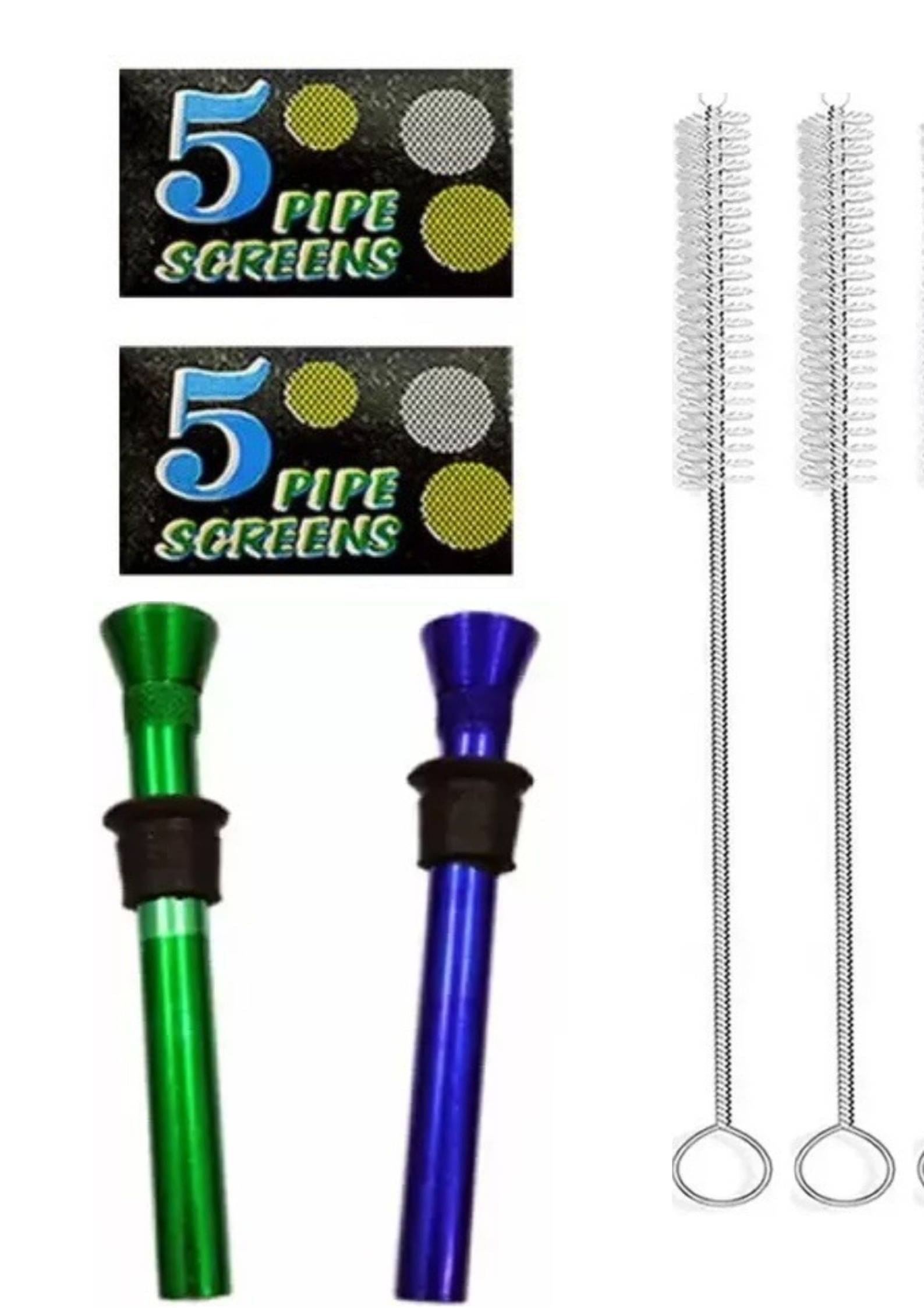     			Puff Smart Shooter, Pipe Screens With Cleaner Brush Aluminium Inside Fitting Hookah Mouth Tip  (Multicolor, Pack of 6)