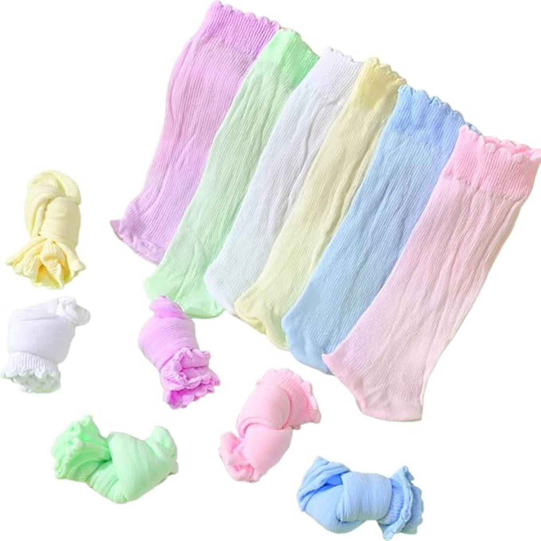     			THRIFTKART Pack of 5 Unisex for Baby Nylon Ankle Length Socks ( Multicolor )