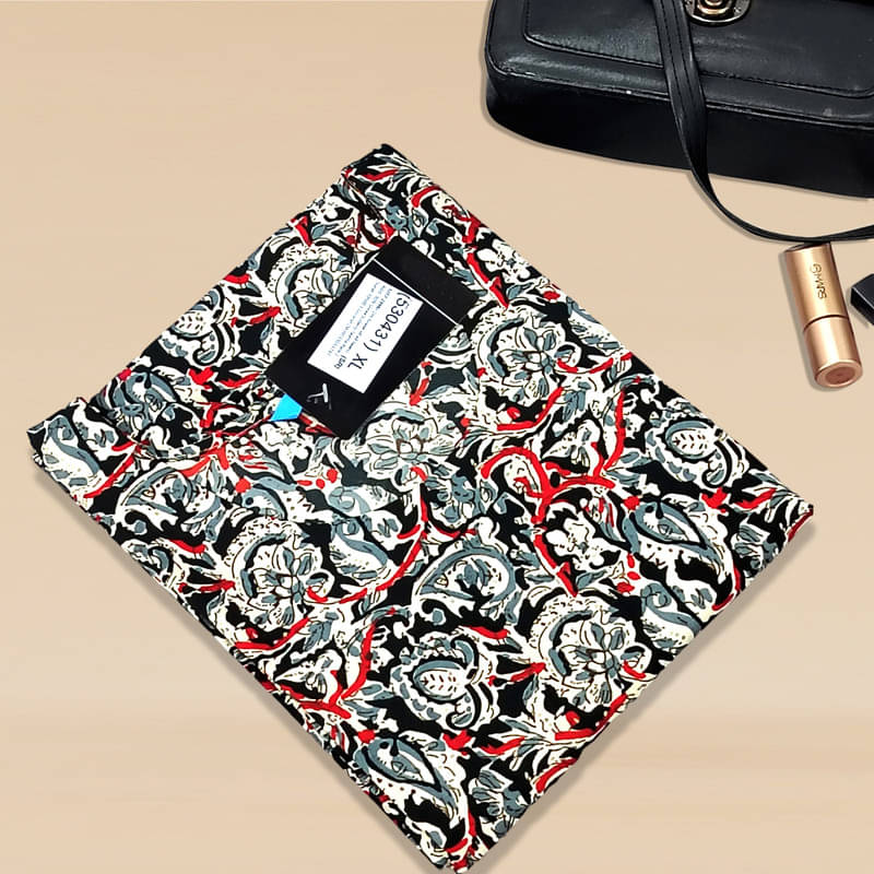     			1 Stop Fashion Pack of 1 Crepe Printed A-line Women's Kurti - ( Grey )