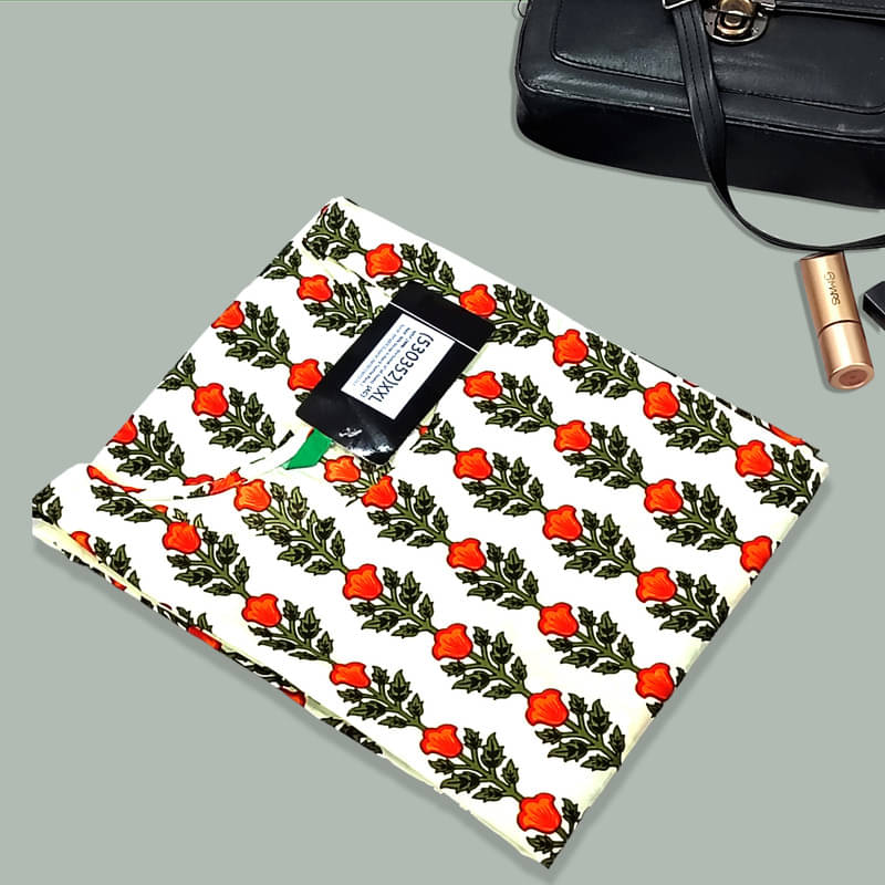     			1 Stop Fashion Pack of 1 Crepe Printed A-line Women's Kurti - ( Beige )