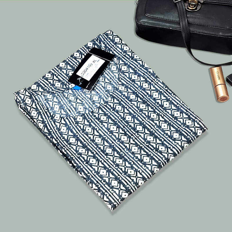 1 Stop Fashion Pack of 1 Crepe Printed A-line Women's Kurti - ( Light Blue ) 1 Stop Fashion Pack of 1 Crepe Printed A-line Women's Kurti - ( Light Blue )