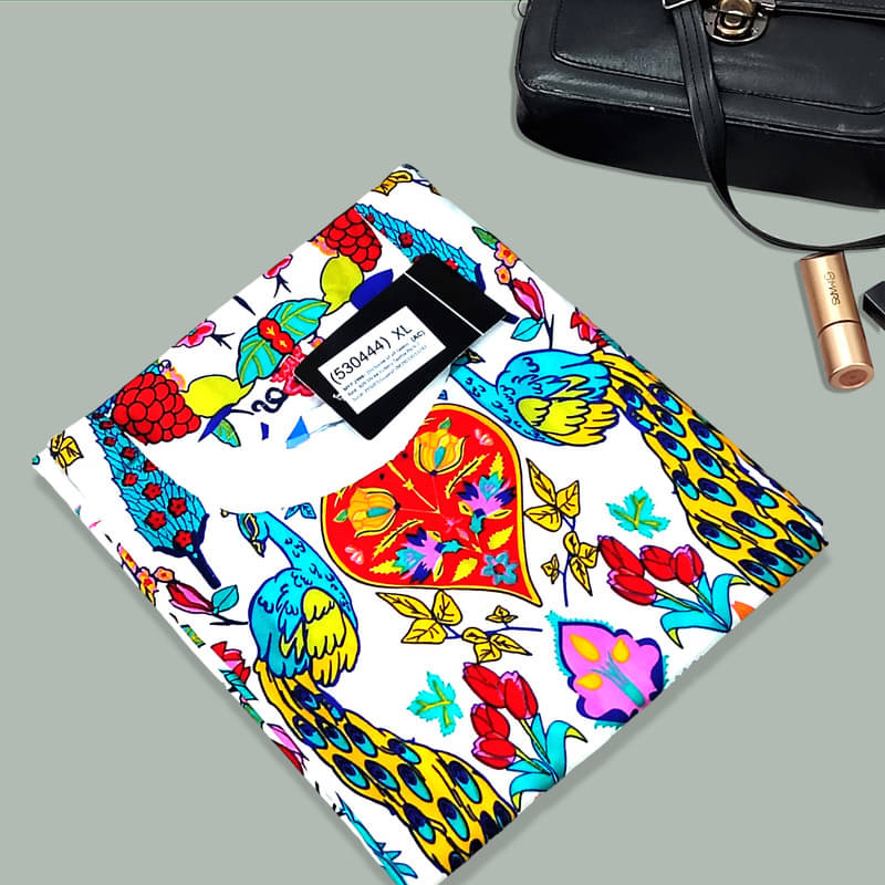     			1 Stop Fashion Pack of 1 Crepe Printed A-line Women's Kurti - ( Off White )