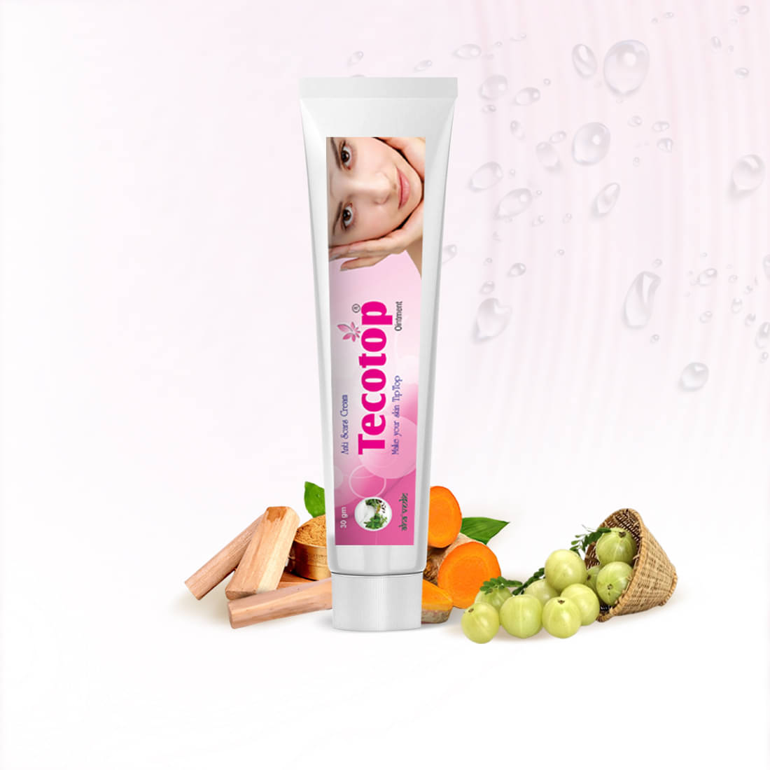     			Alna Tecotop Anti Scars Day Cream 30 gm , Pack of 1
