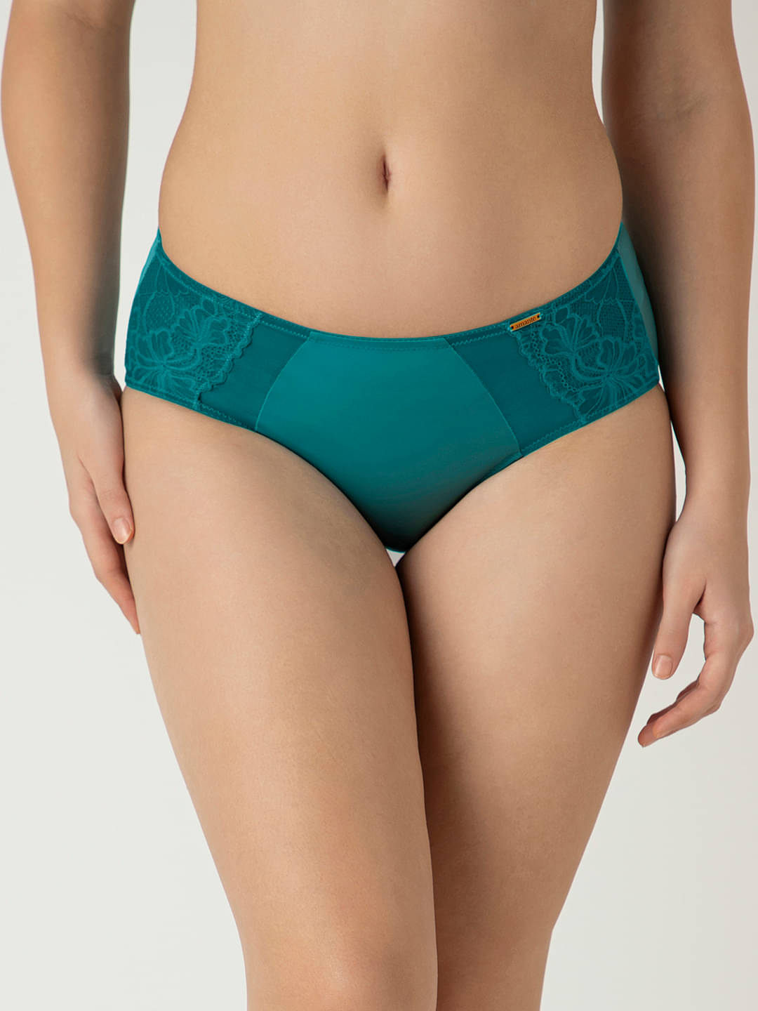 Amante Pack of 1 Nylon Bikini For Women ( Green ) Amante Pack of 1 Nylon Bikini For Women ( Green )