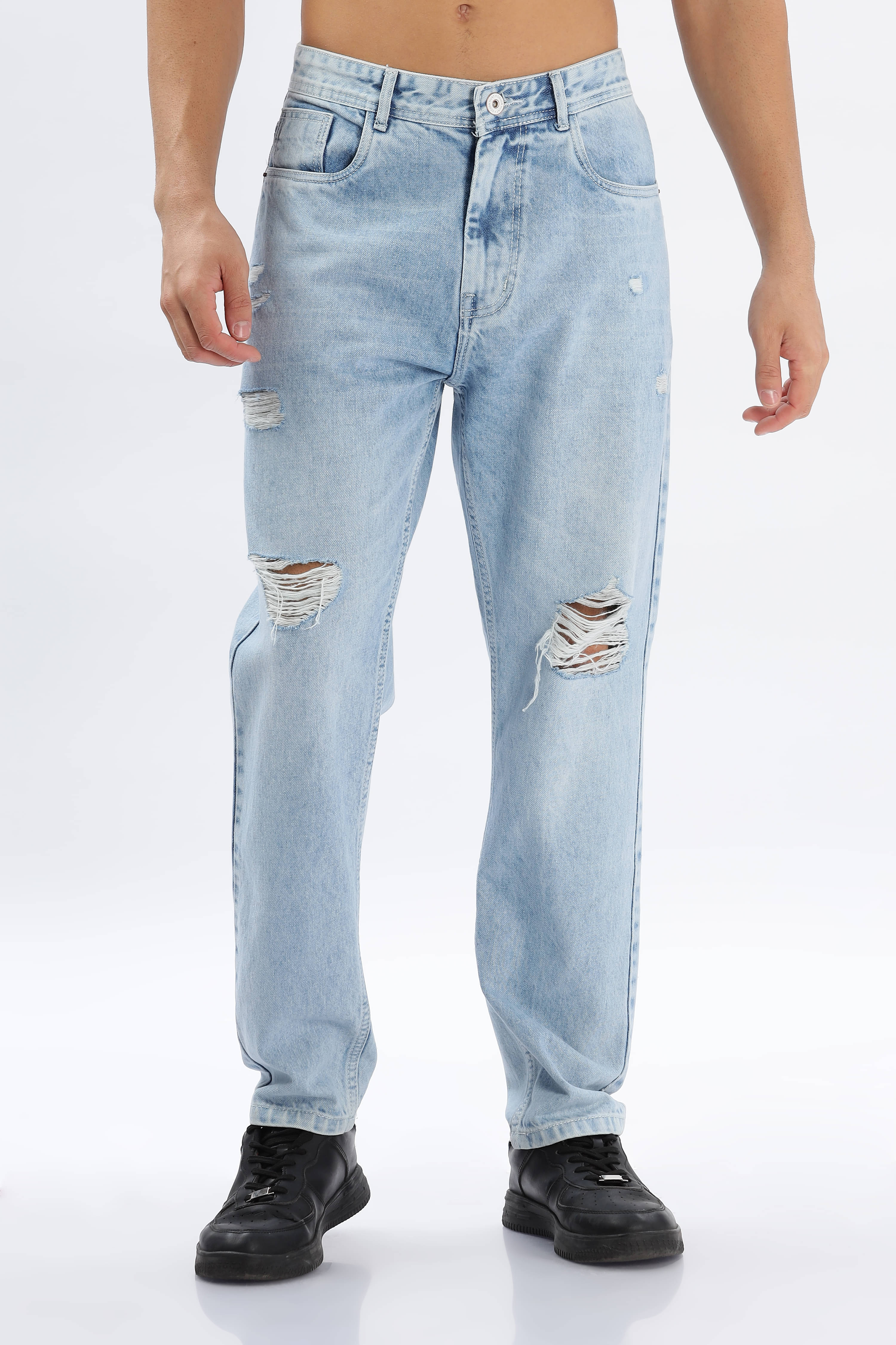 COLOR HUNT Regular Fit Basic Men's Jeans - Light Blue ( Pack of 1 ) COLOR HUNT Regular Fit Basic Men's Jeans - Light Blue ( Pack of 1 )