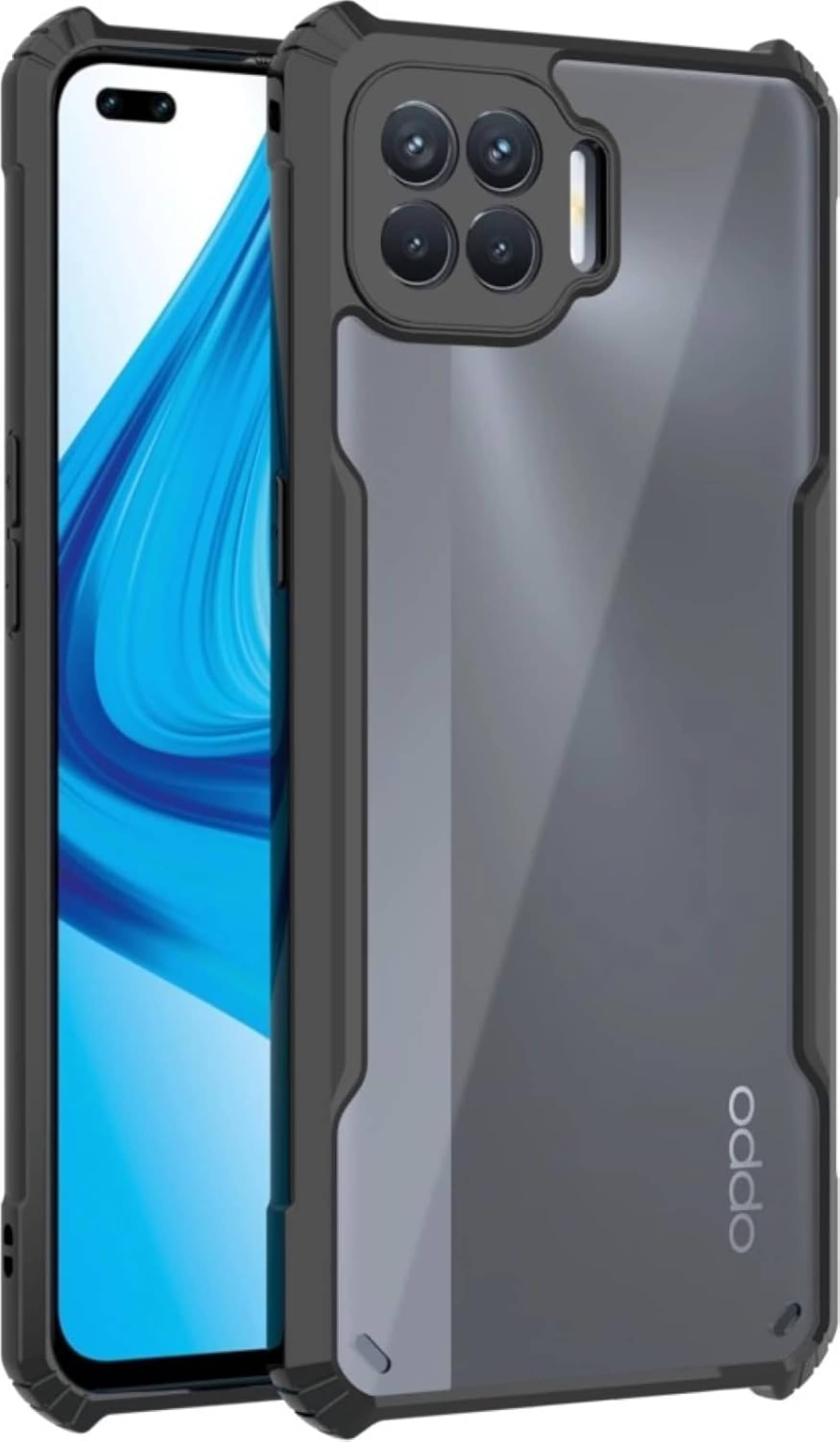 Case Vault Covers Hybrid Covers Compatible For Polycarbonate Oppo F17 Pro ( ) Case Vault Covers Hybrid Covers Compatible For Polycarbonate Oppo F17 Pro ( )