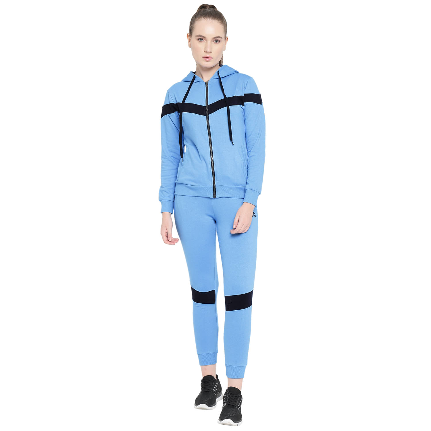     			OFF LIMITS Blue Fleece Colorblock Tracksuit - Pack of 1