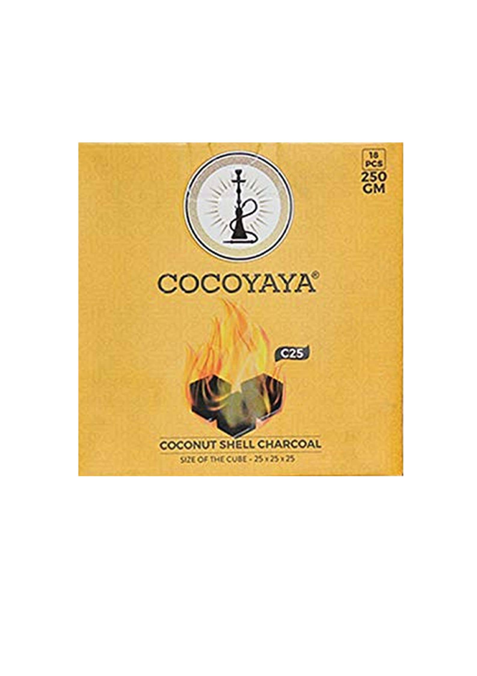 PUFF SMART Quick Light Coconut Charcoal for Hookah Shisha - (18 Cubes)