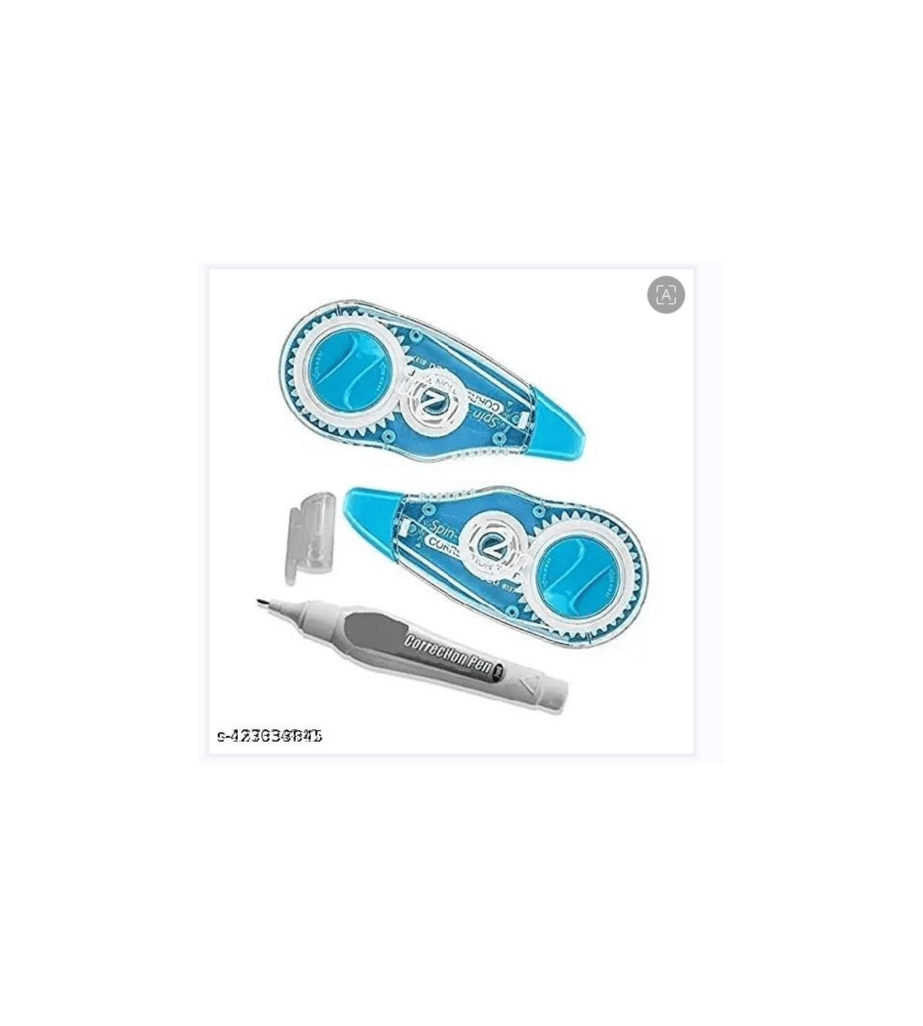 Posshe Light Blue Single Sided Correction Tape ( Pack of 1 ) Posshe Light Blue Single Sided Correction Tape ( Pack of 1 )