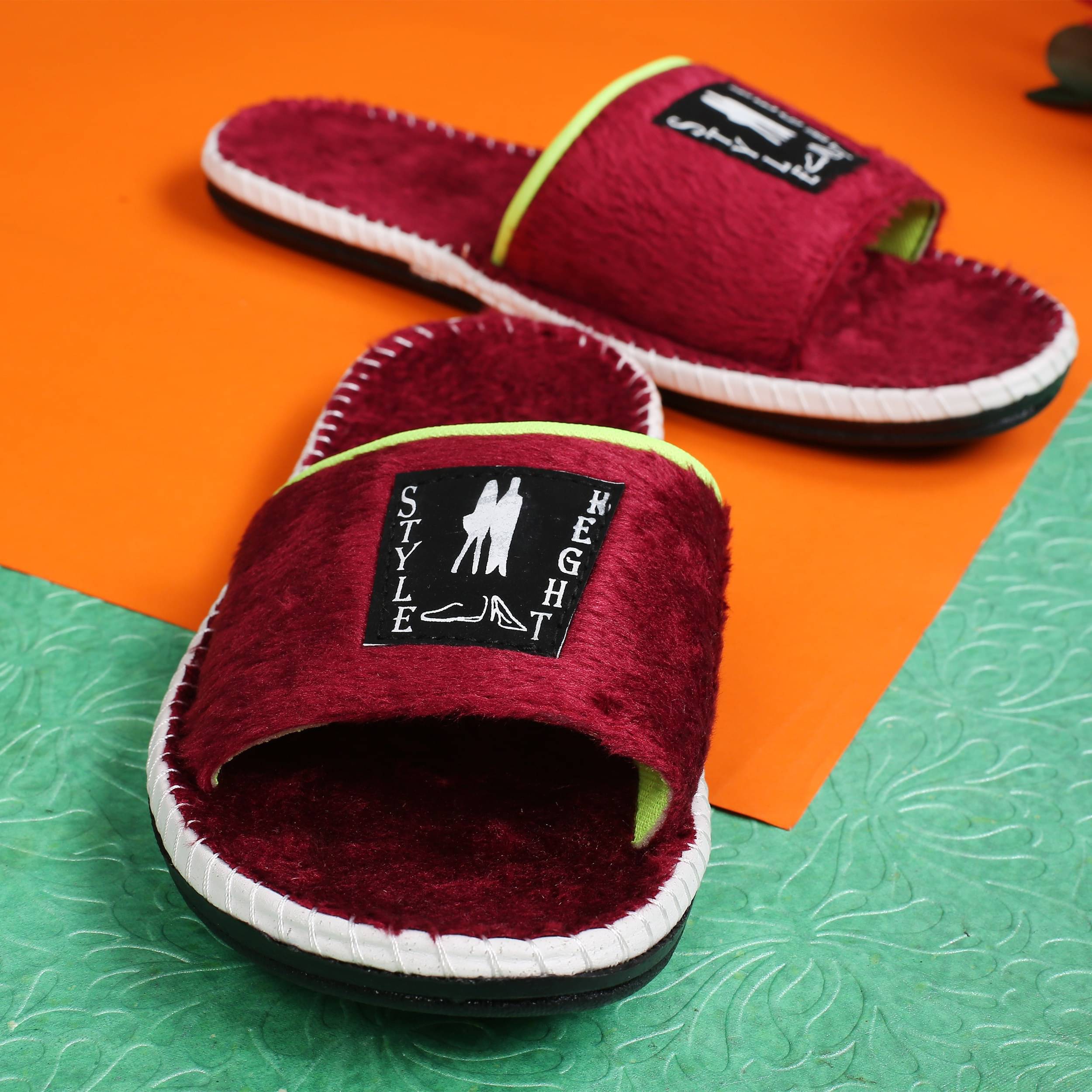     			Style Height Red Men's Slide Flip Flop
