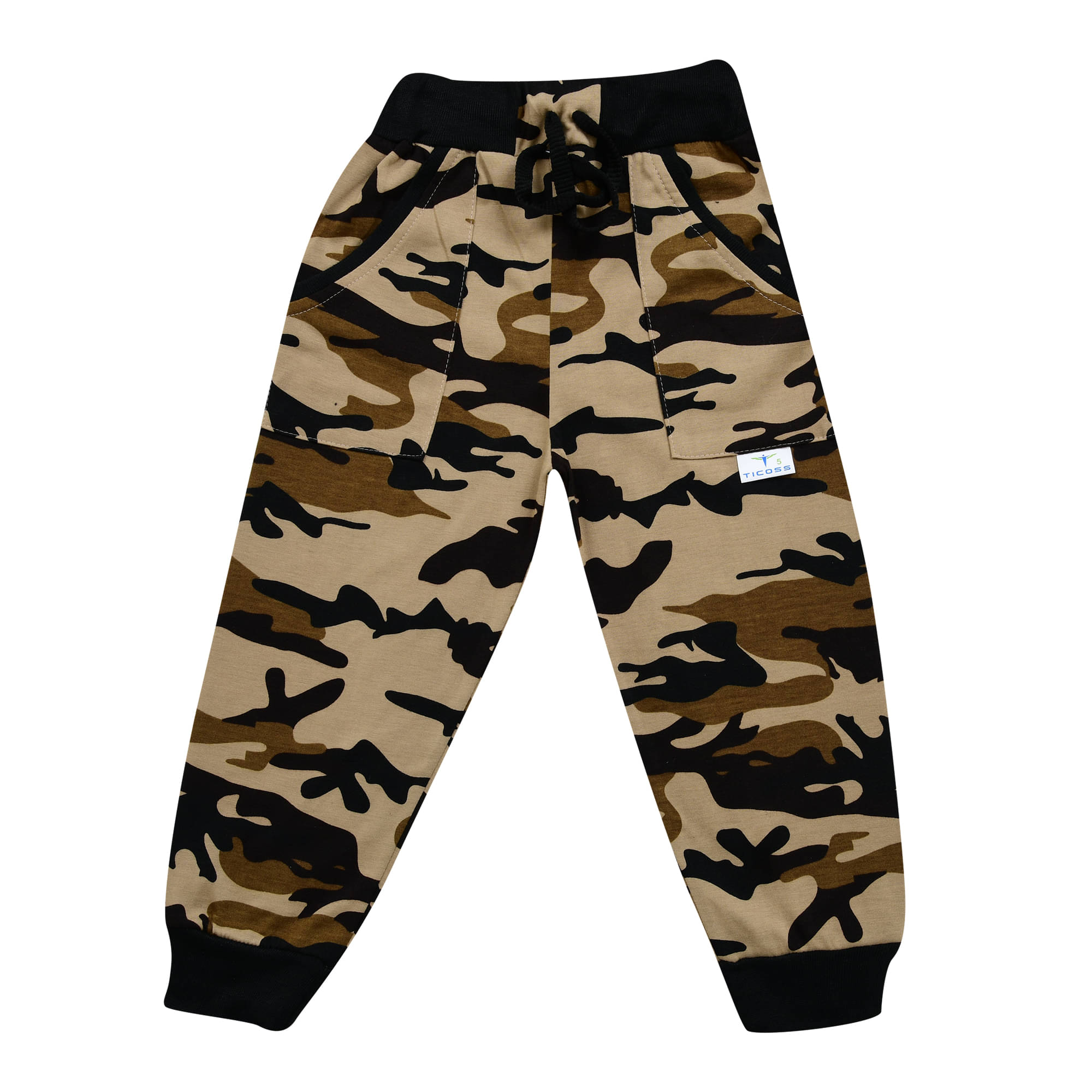     			TICOSS Pack of 1 Boys Cotton Blend Trackpant ( Brown )