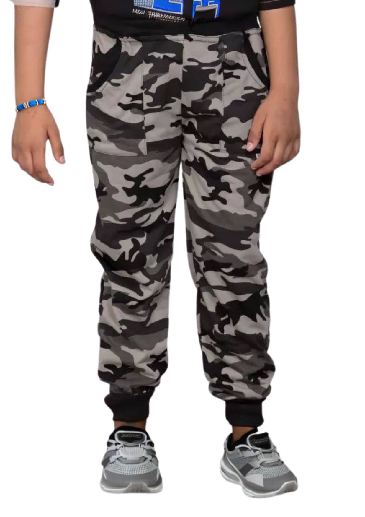     			TICOSS Pack of 1 Boys Cotton Blend Trackpant ( Grey )