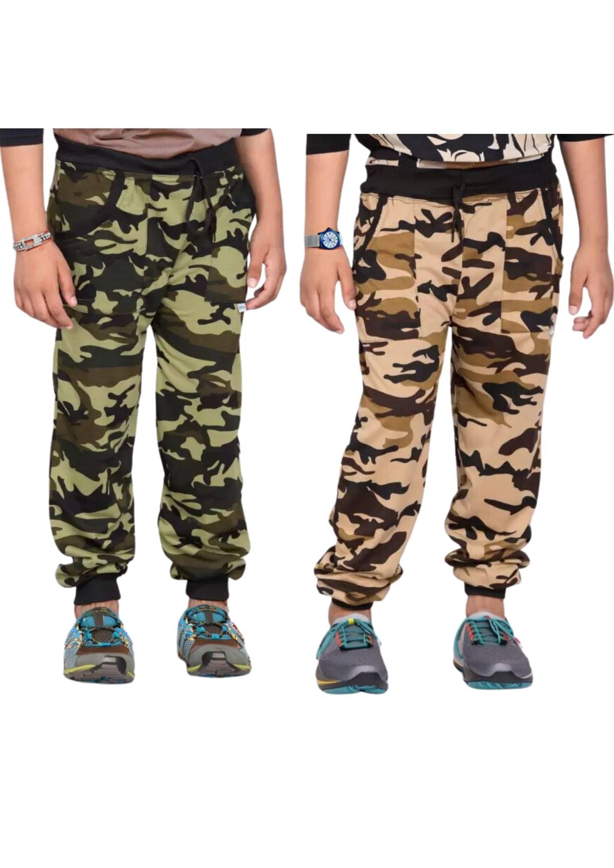     			TICOSS Pack of 2 Boys Cotton Blend Trackpant ( Multicolor 1 )