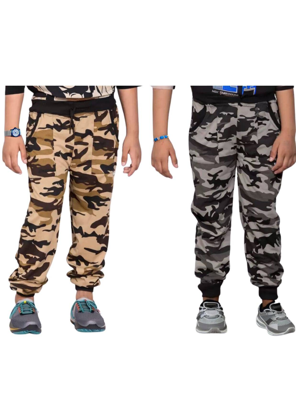     			TICOSS Pack of 2 Boys Cotton Blend Trackpant ( Multicolor )