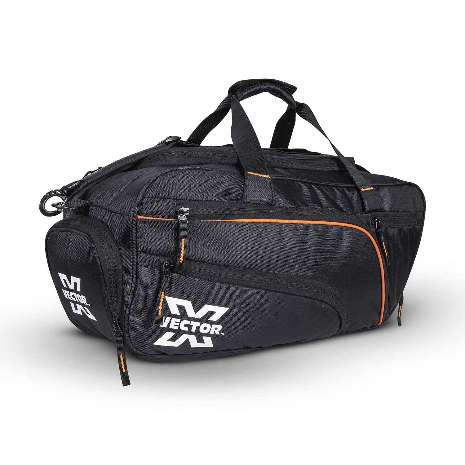     			Vector X Titan Holdall Multi-Purpose Sports, Fitness Gym Kit Bag, 7 Spacious Compartments - Luggage Bag - Large Capacity Stylish/Lightweight Bag Black (25 * 25 * 56) cm