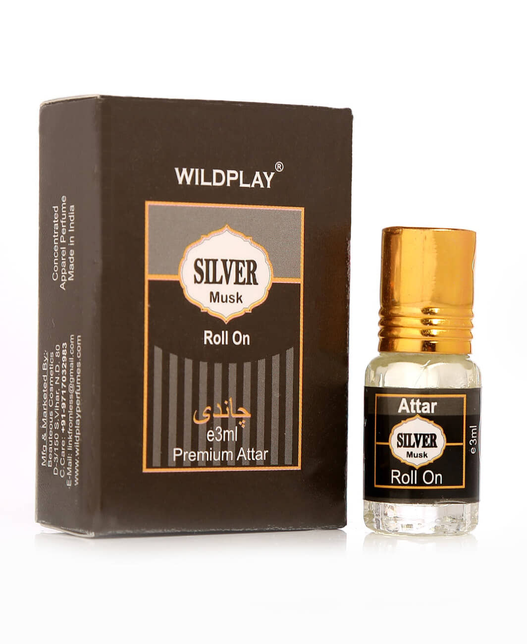 Wildplay Musk Non- Alcoholic Miniature Attar ( Pack of 1 )