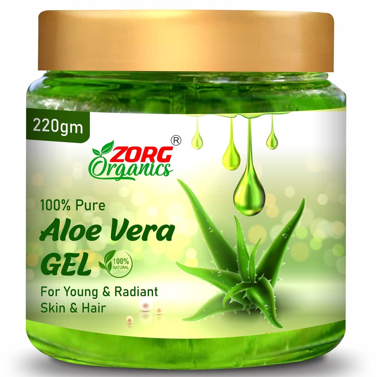 Zorg Organics Moisturizer All Skin Type Aloe Vera ( 220 gm )