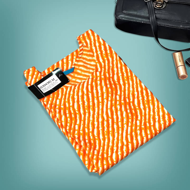 1 Stop Fashion Pack of 1 Crepe Printed A-line Women's Kurti - ( Orange ) 1 Stop Fashion Pack of 1 Crepe Printed A-line Women's Kurti - ( Orange )