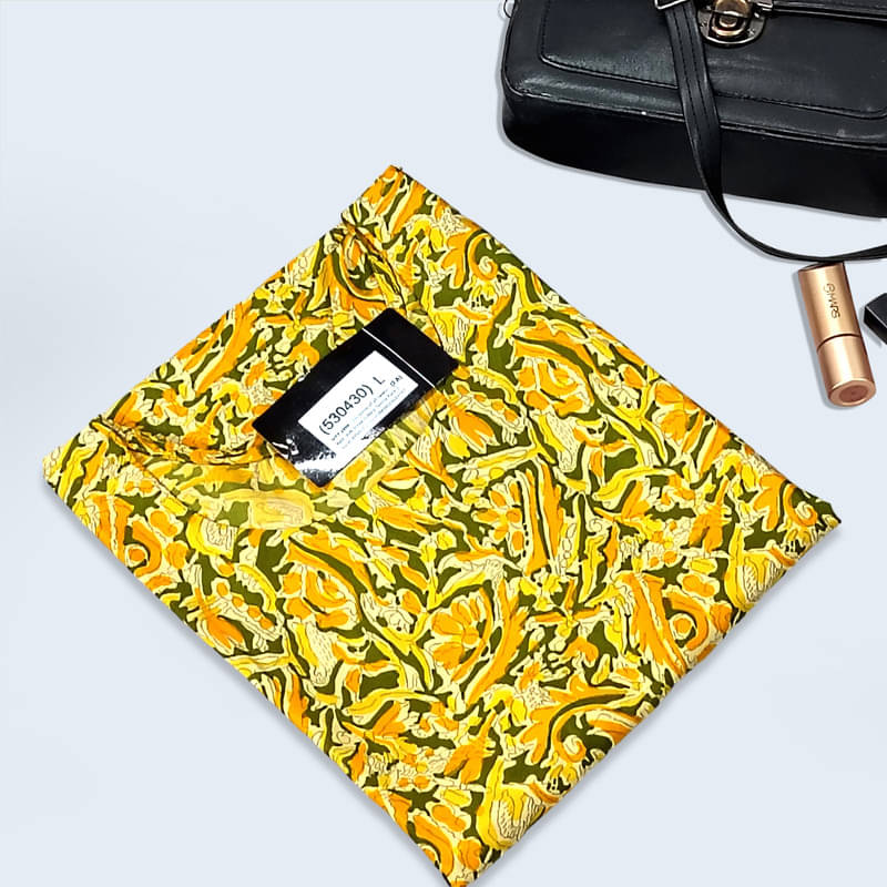     			1 Stop Fashion Pack of 1 Crepe Printed A-line Women's Kurti - ( Yellow )