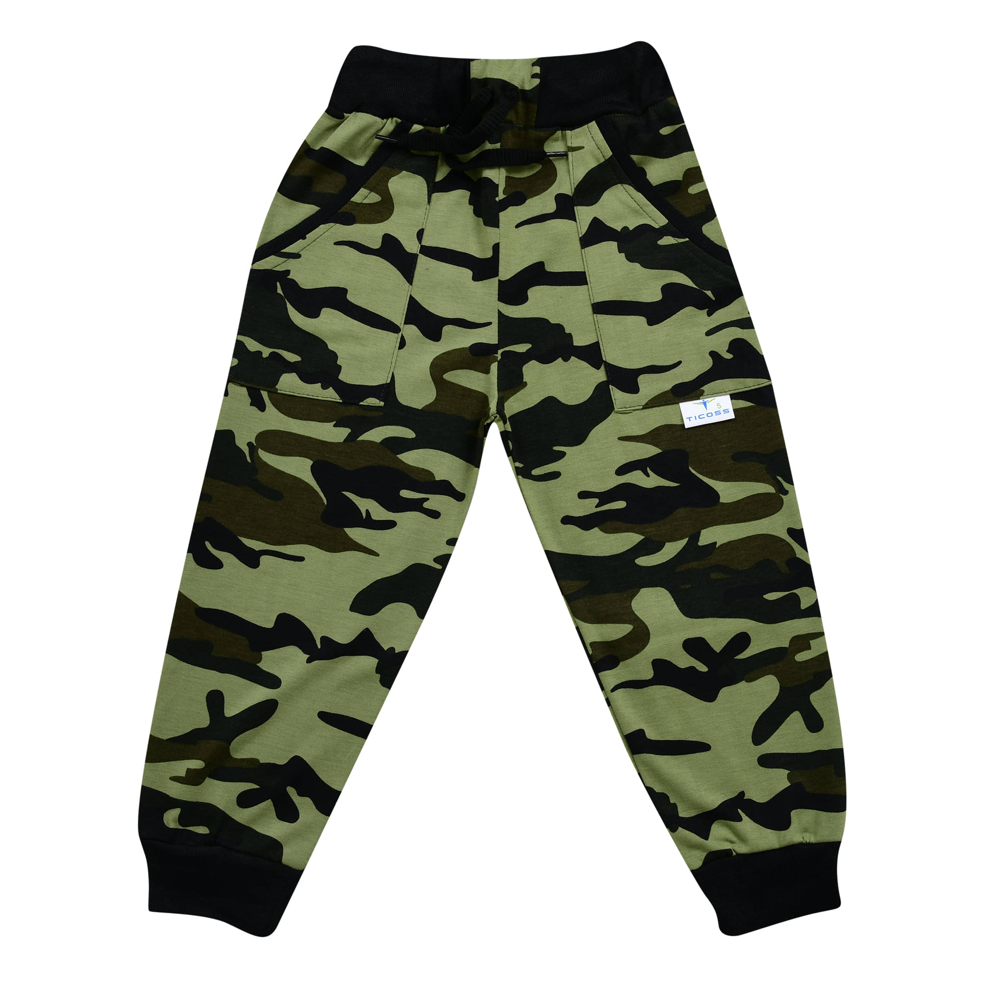 ATLANS CLOTHES Pack of 1 Boys Cotton Blend Trackpant ( Green ) ATLANS CLOTHES Pack of 1 Boys Cotton Blend Trackpant ( Green )