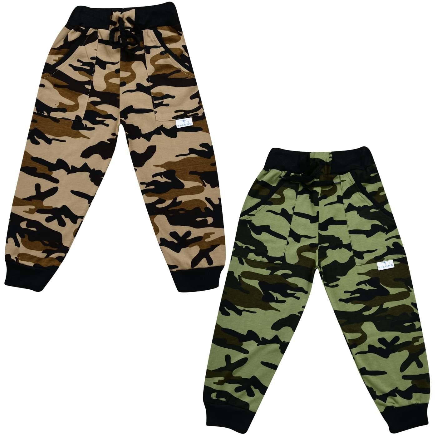     			ATLANS CLOTHES Pack of 2 Boys Cotton Blend Trackpant ( Multicolor 1 )