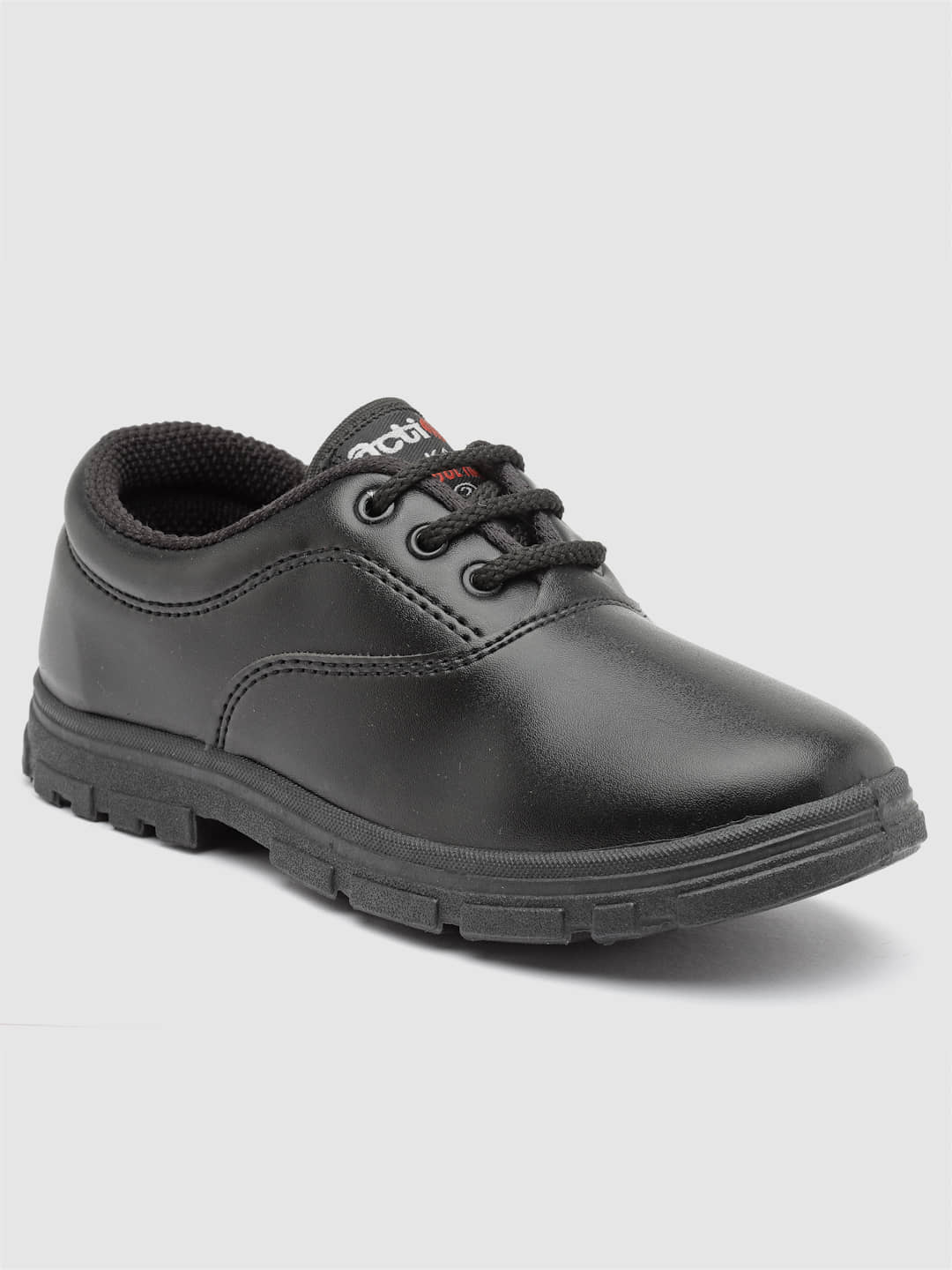 Campus Black Boy's School Shoes Pair