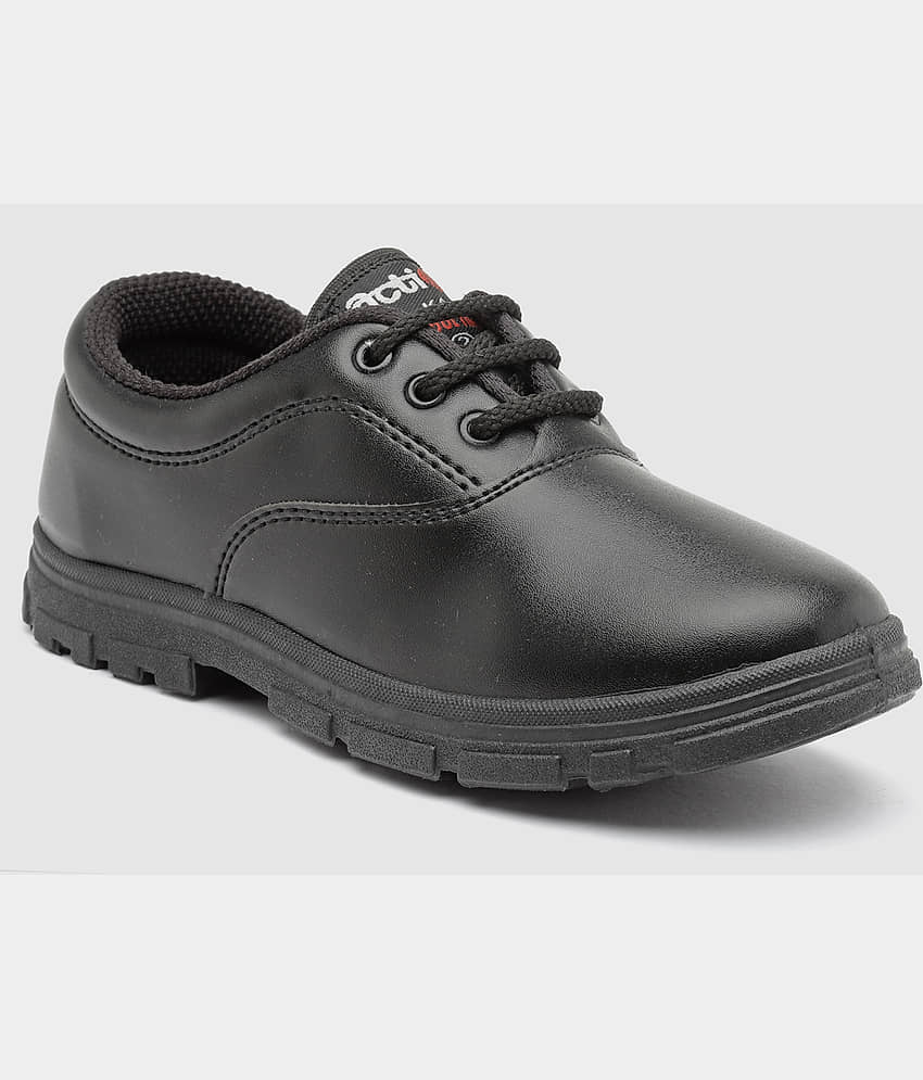 Campus Black Boy's School Shoes Pair - Main Image