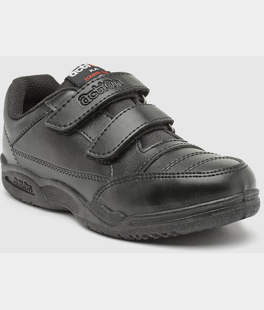 Action - Black Boy's School Shoes ( 1 Pair ) - Formal Shoes | Buy online on ZillyBuy