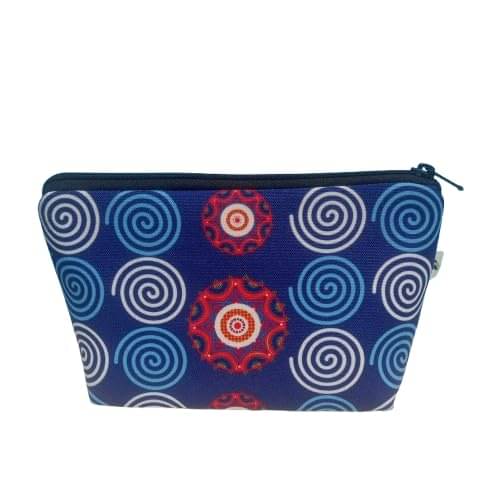     			Jellify Canvas Blue Pouch