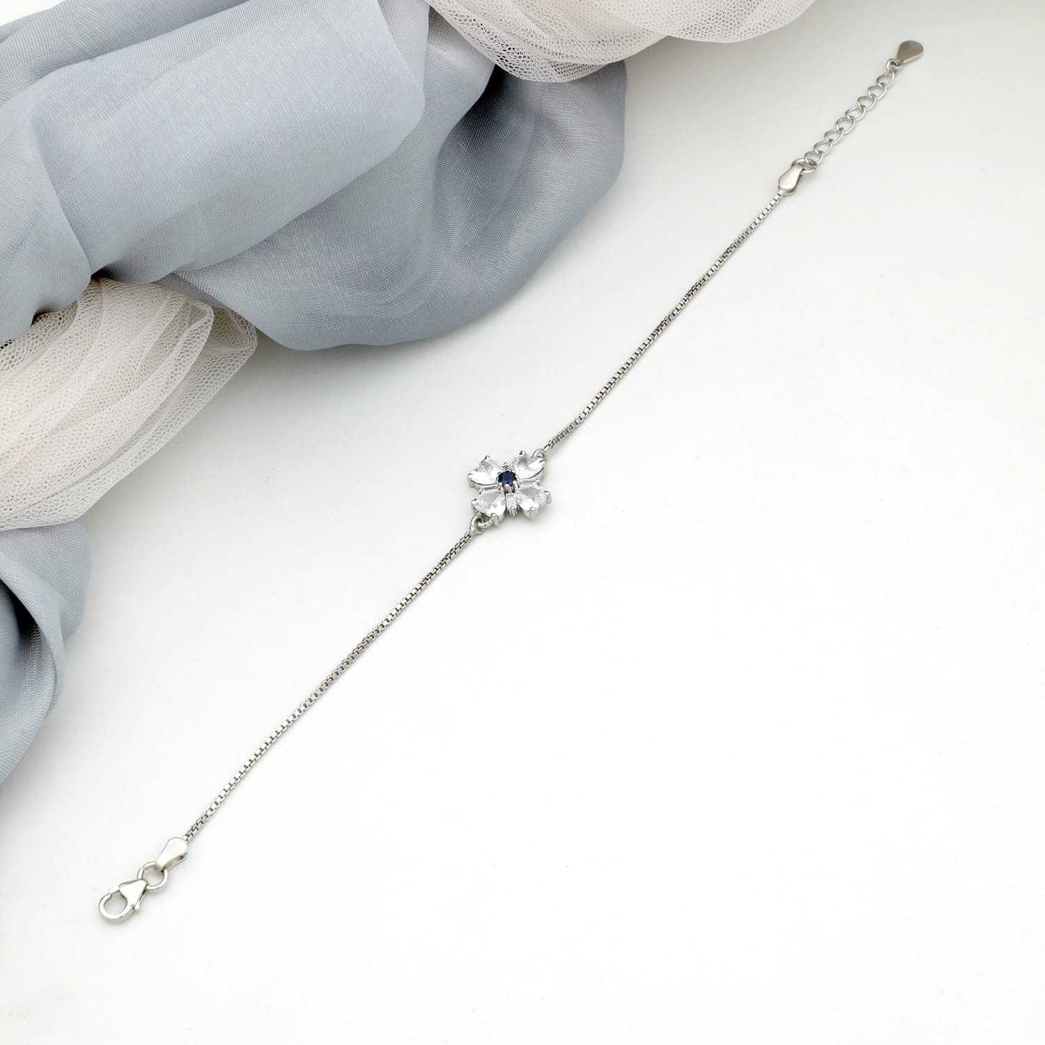     			Maira 925 Sterling Silver Silver Braclets