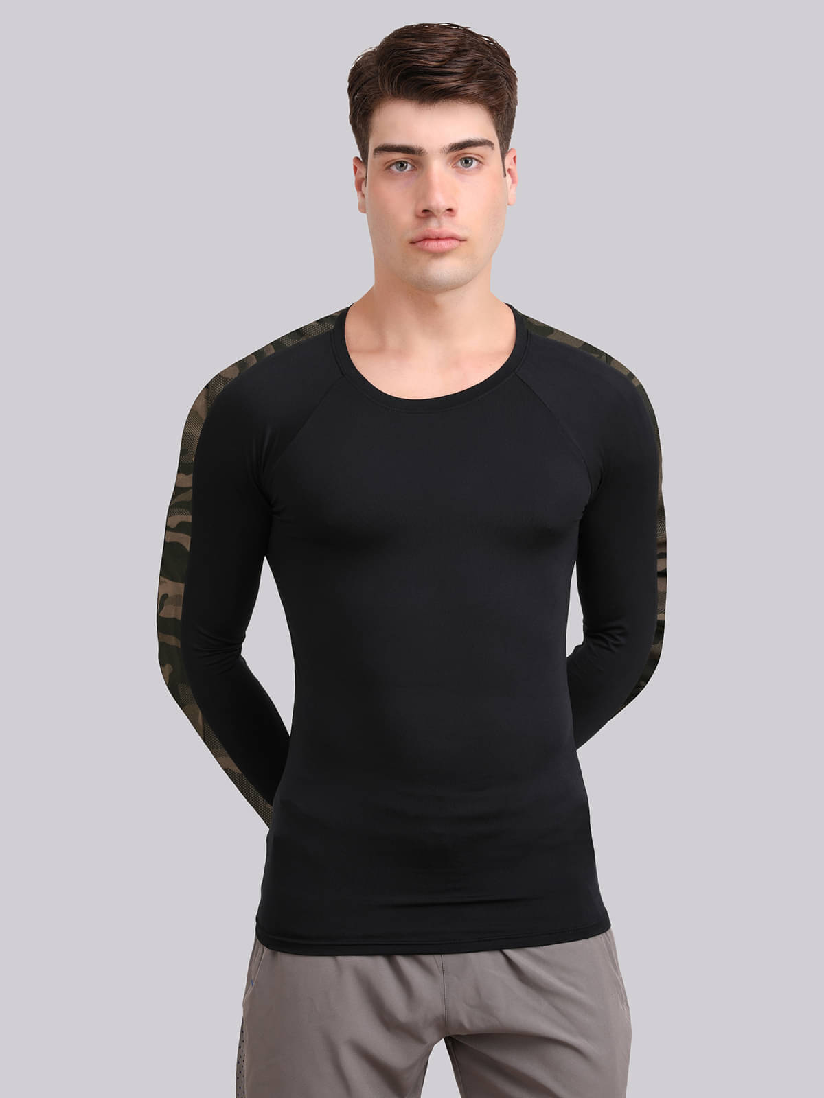 NEVER LOSE Green Polyester Regular Fit Men's Compression T-Shirt ( Pack of 1 ) NEVER LOSE Green Polyester Regular Fit Men's Compression T-Shirt ( Pack of 1 )
