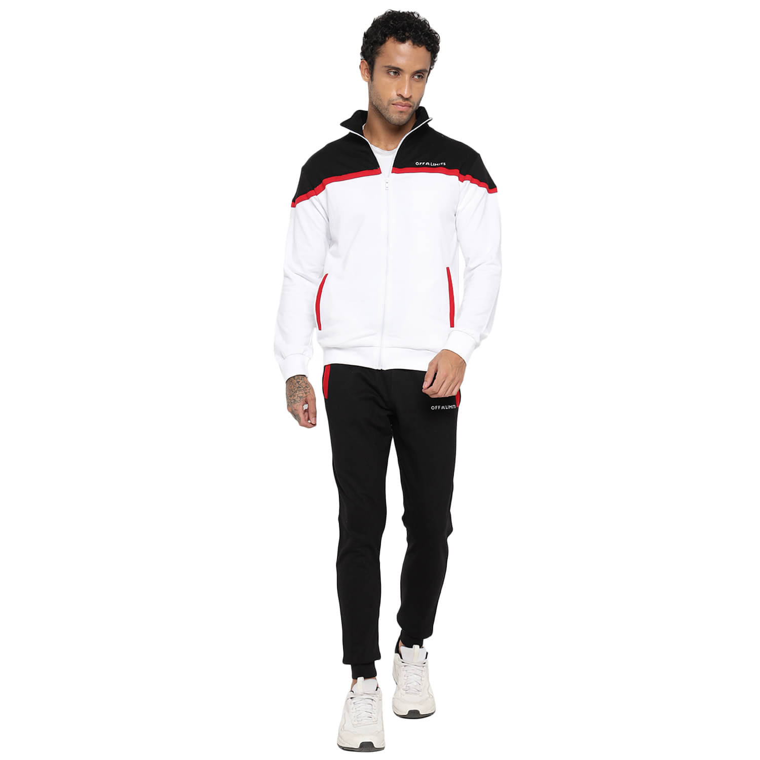 OFF LIMITS Black Fleece Regular Fit Colorblock Men's Sports Tracksuit ( Pack of 1 ) OFF LIMITS Black Fleece Regular Fit Colorblock Men's Sports Tracksuit ( Pack of 1 )