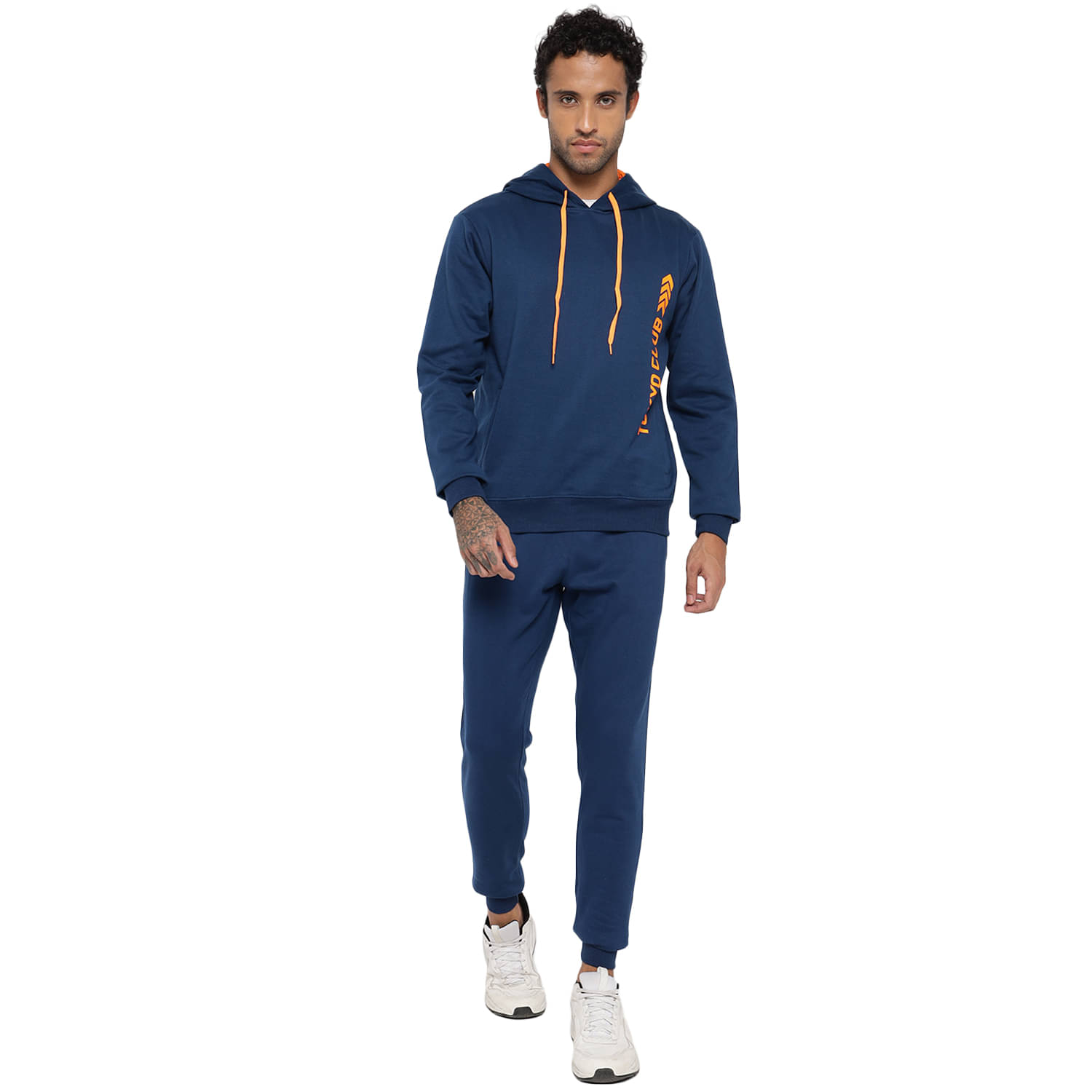 OFF LIMITS Blue Fleece Regular Fit Printed Men's Sports Tracksuit ( Pack of 1 ) OFF LIMITS Blue Fleece Regular Fit Printed Men's Sports Tracksuit ( Pack of 1 )