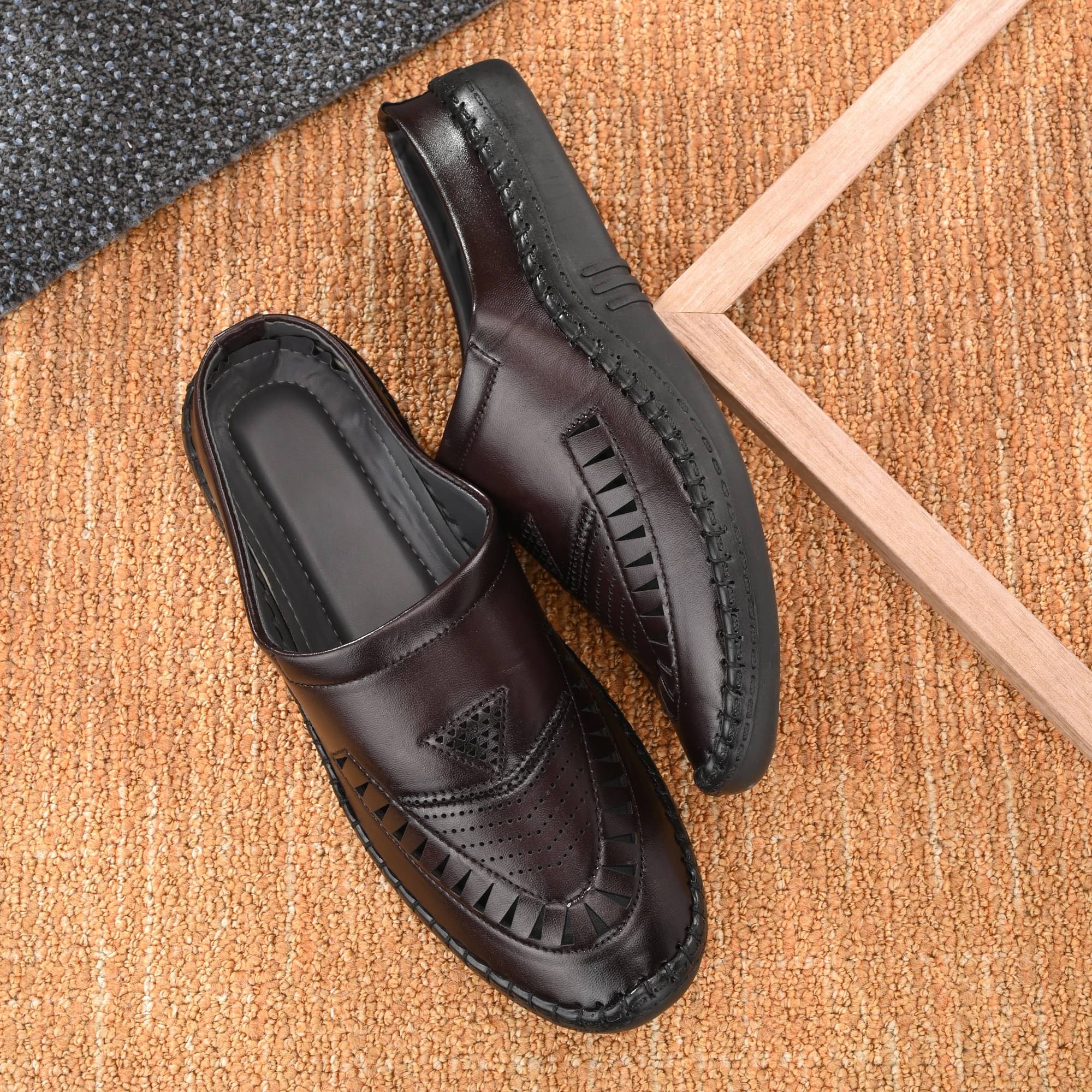 POS Planet of Shoes - Brown Men's Sandals POS Planet of Shoes - Brown Men's Sandals