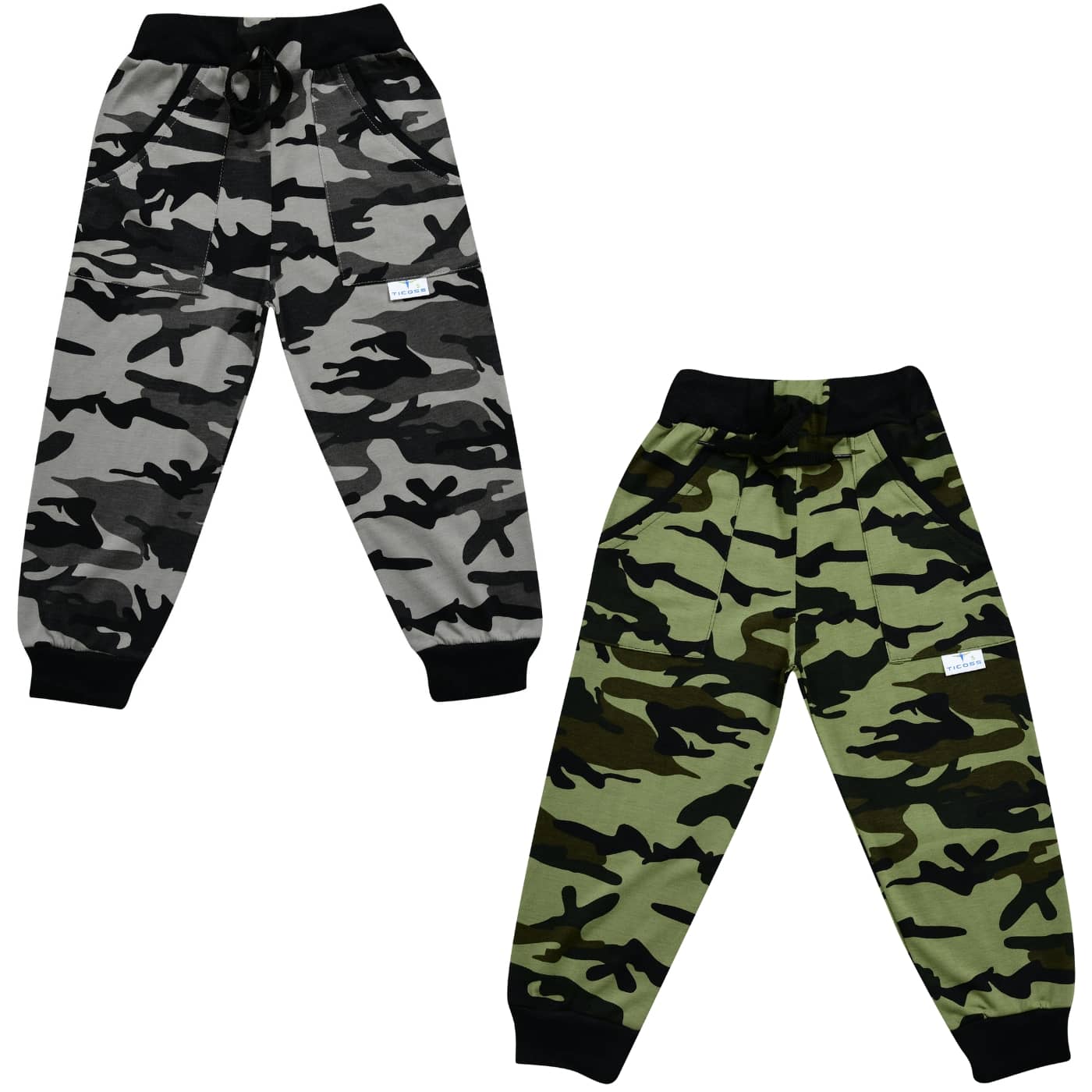 TICOSS Pack of 2 Boys Cotton Blend Trackpant ( Multicolor 1 ) - Track Pants | Buy online on ZillyBuy