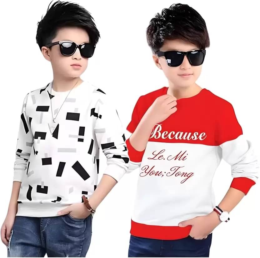     			TICOSS Pack of 4 Boys Cotton Blend T-Shirt ( Multicolor 4 )
